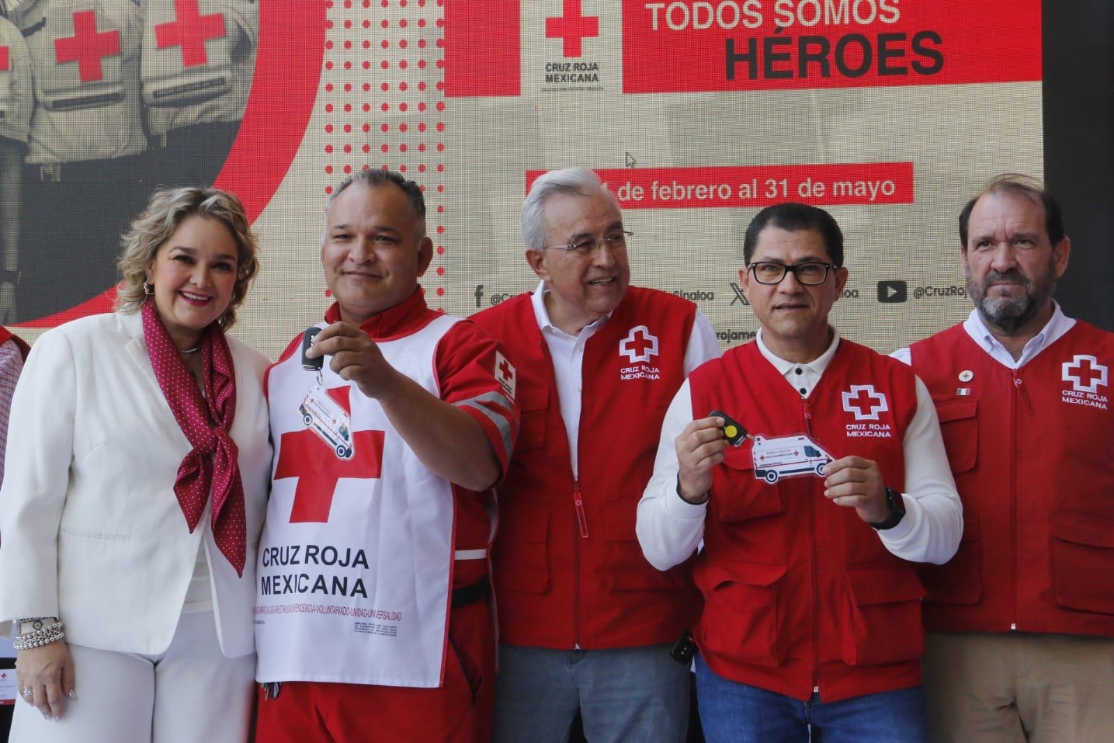 $!Arranca colecta de Cruz Roja bajo el lema ‘Todos somos héroes’ en Sinaloa