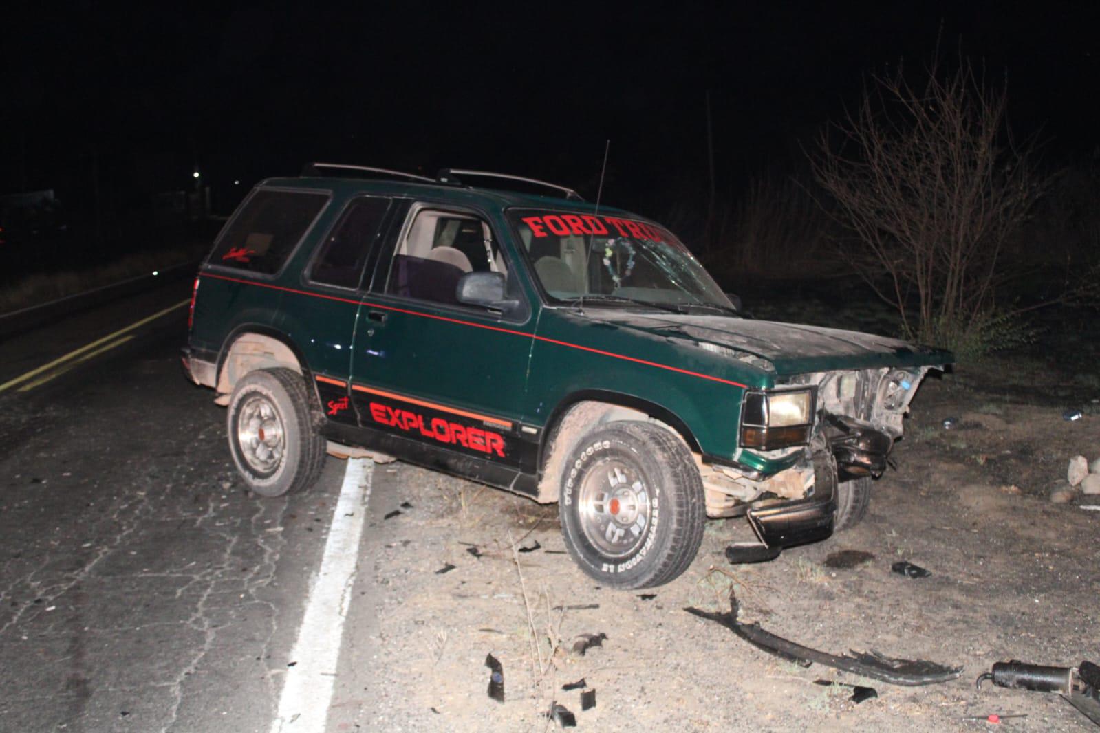 $!Mujer resulta herida en aparatoso choque en Rosario