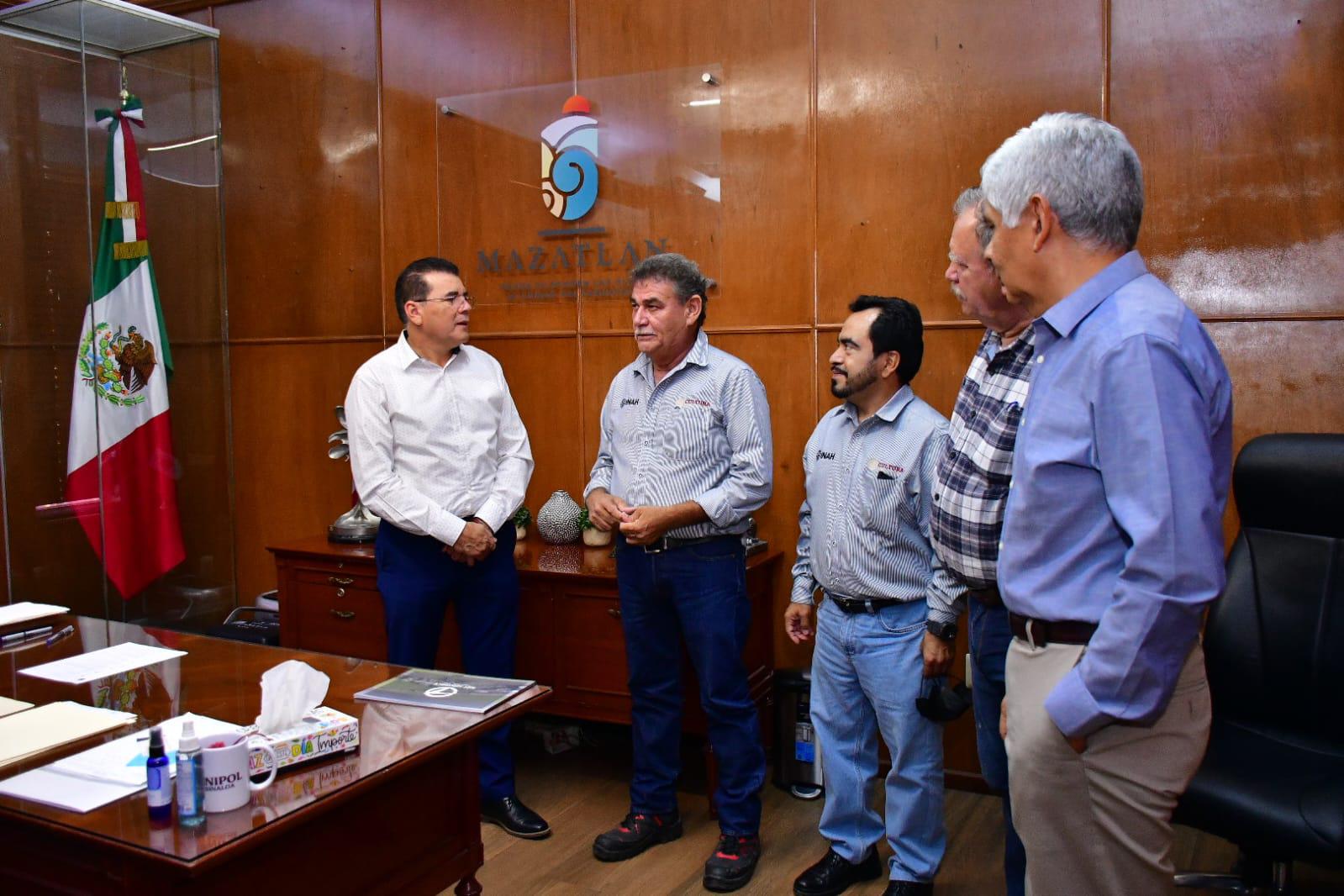 $!Buscan INAH y Gobierno de Mazatlán equilibrio y diálogo para hacer las cosas