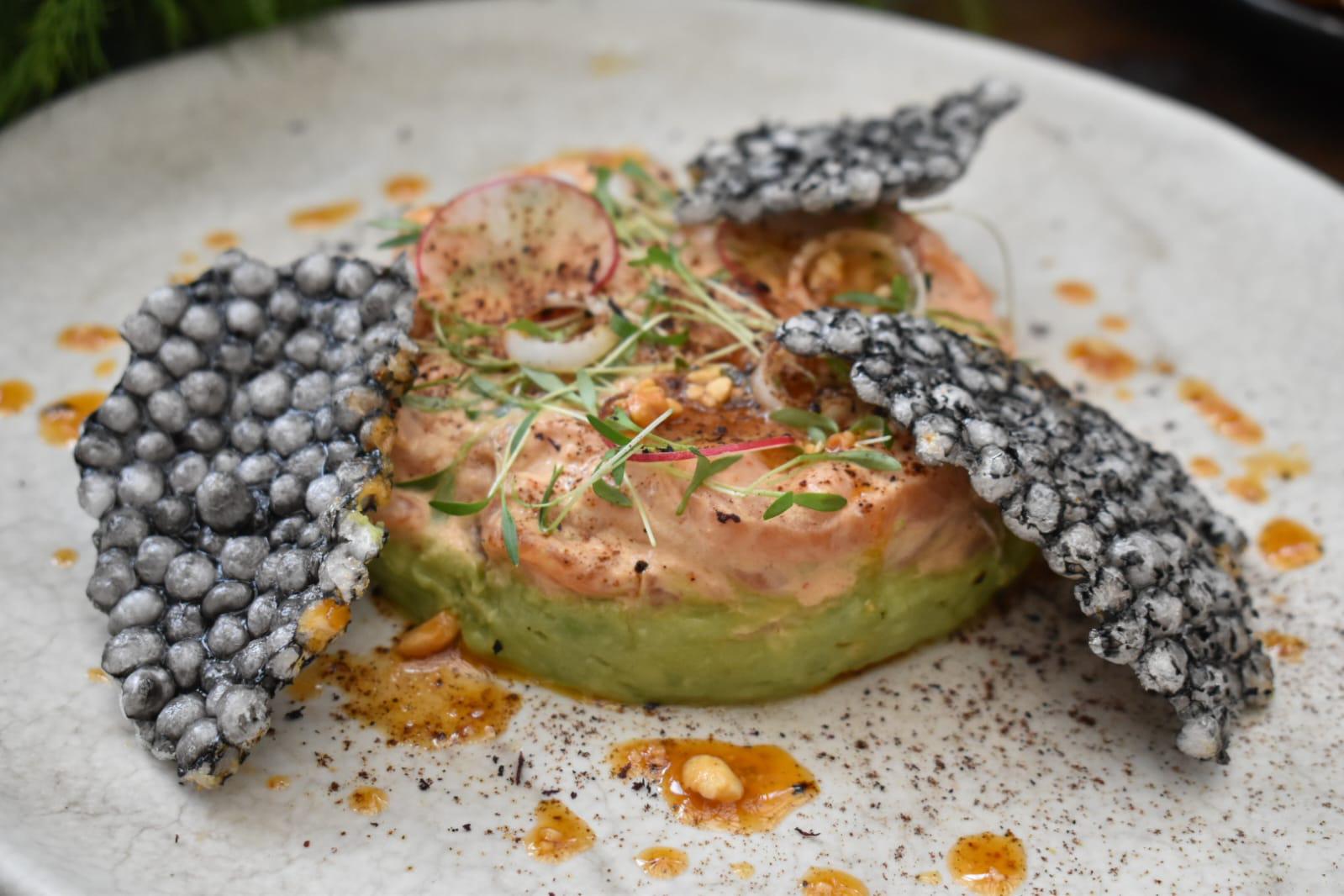 $!Tartar de salmón canadiense.