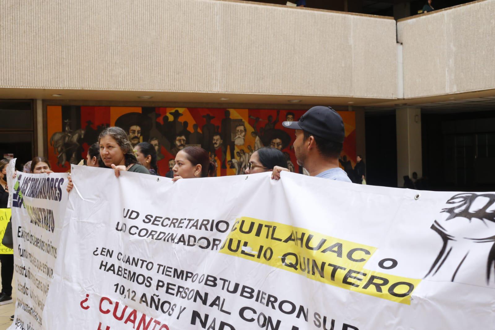 $!Una semana más de manifestaciones de trabajadores de salud en Sinaloa