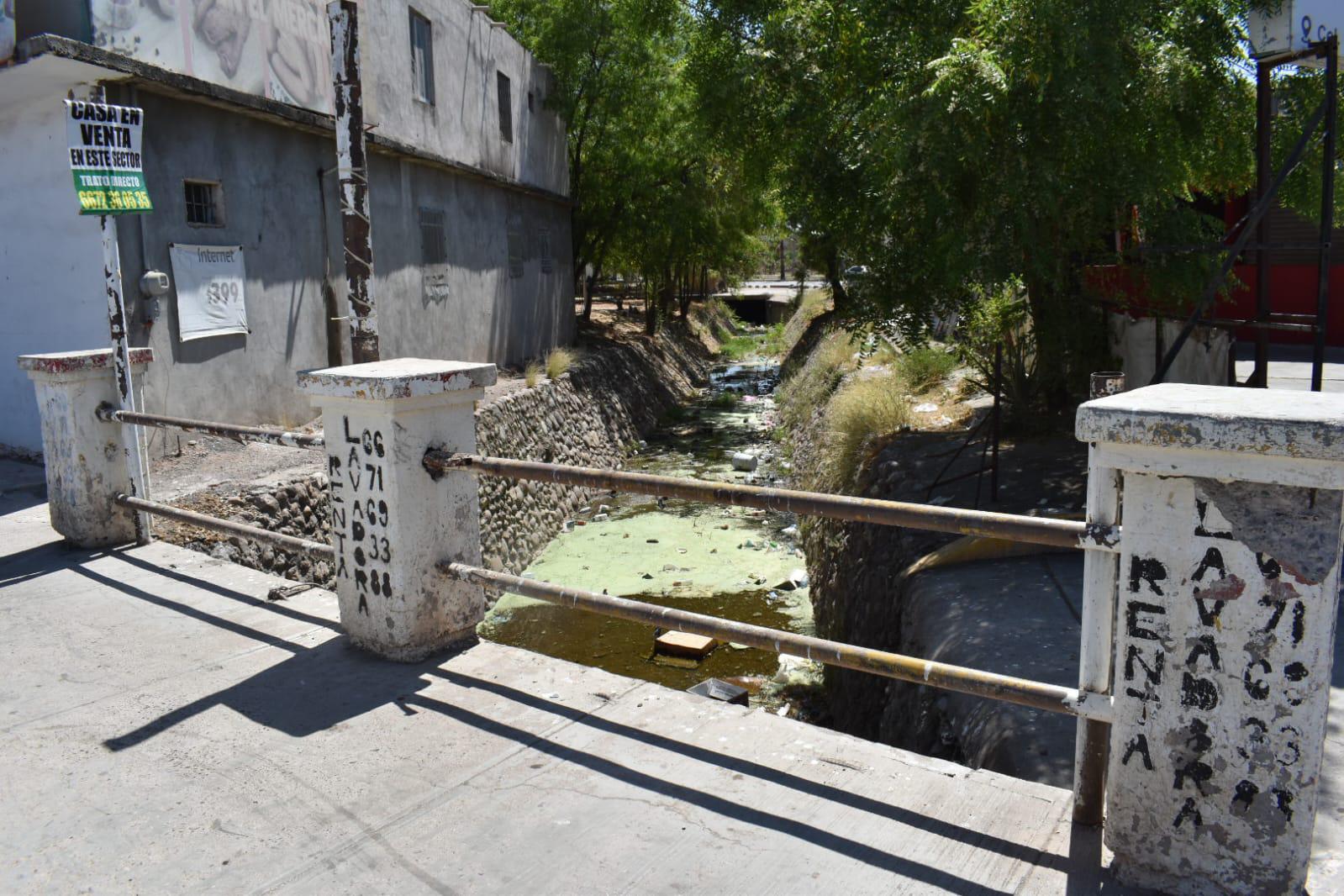 $!Aún hay arroyos y canales de Culiacán sin limpiar para temporadas de lluvias