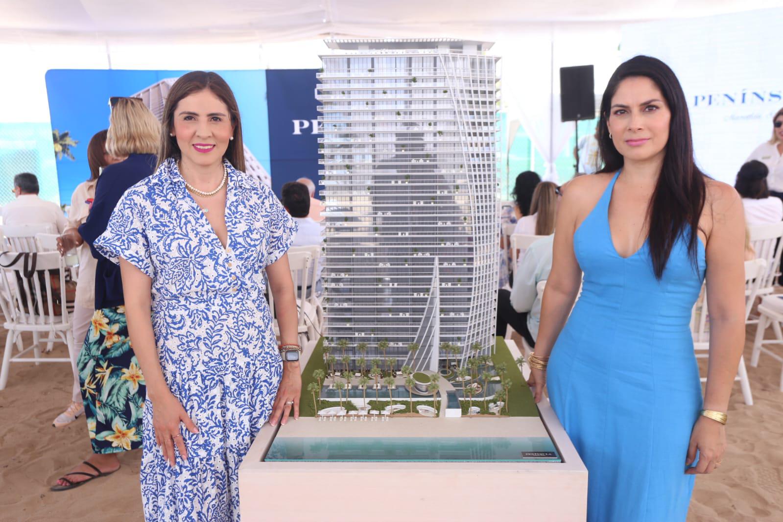 $!Priscila Solórzano, directora general de Grupo Península, y Claudia Elizalde, directora Comercial de Península Residences.