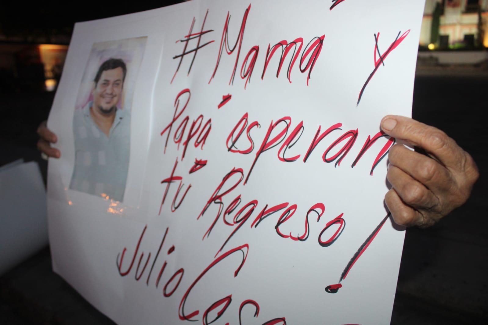 $!Familiares exigen el regreso de Julio César, desaparecido en Rosario