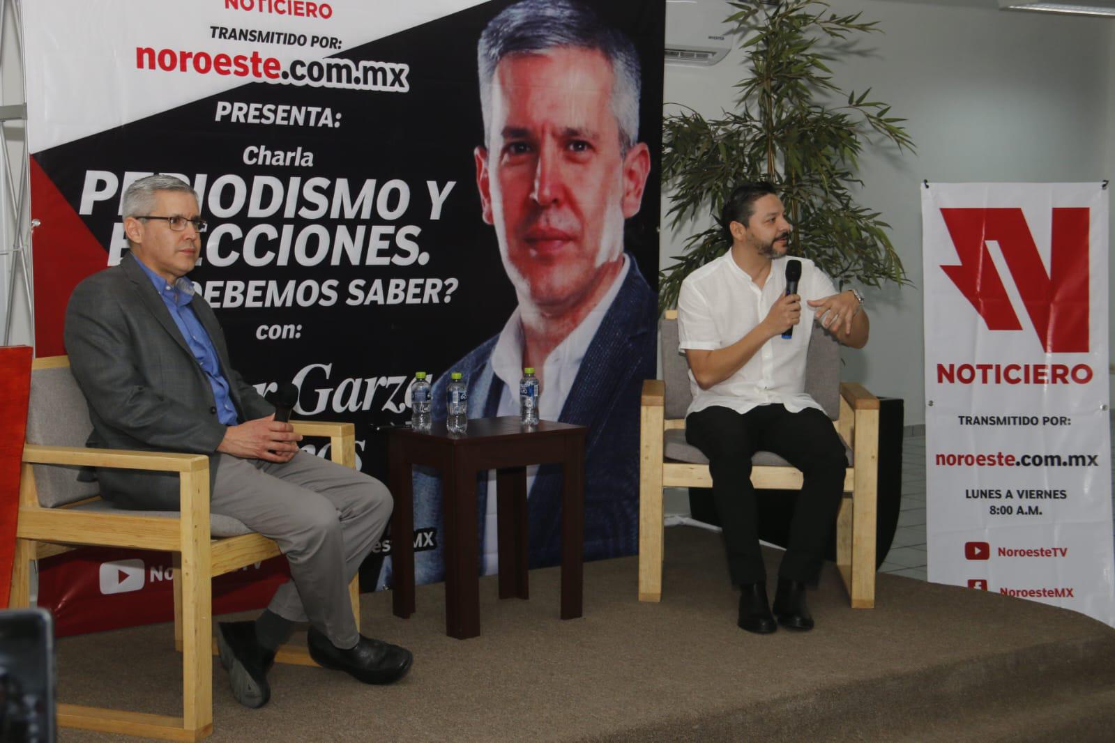 $!Sociedad encierra a medios en ‘burbujas informativas’, reflexiona Javier Garza durante charla en Noroeste