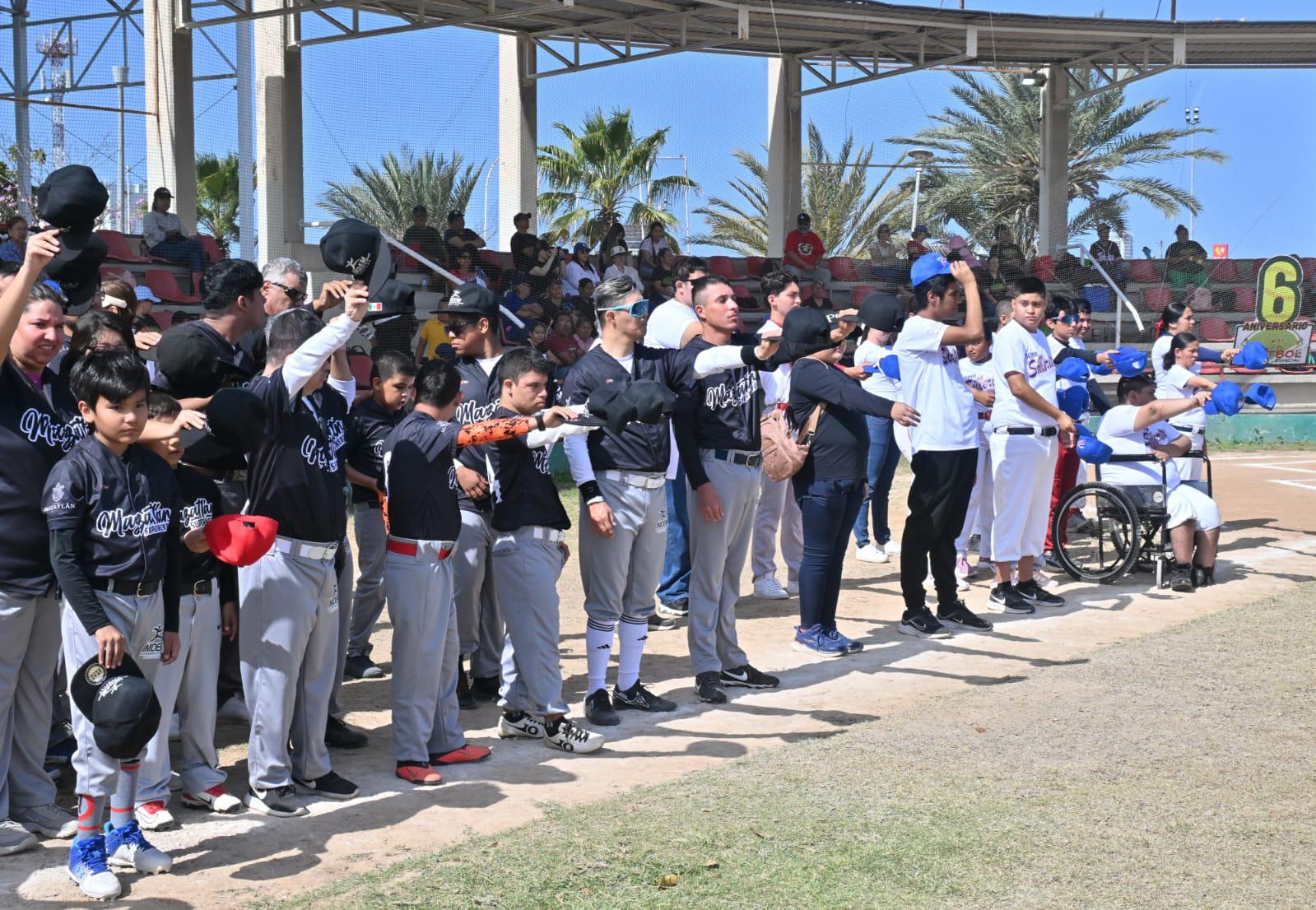 $!Torneo de Beisbol Adaptado en Mazatlán impulsa la inclusión y diversión