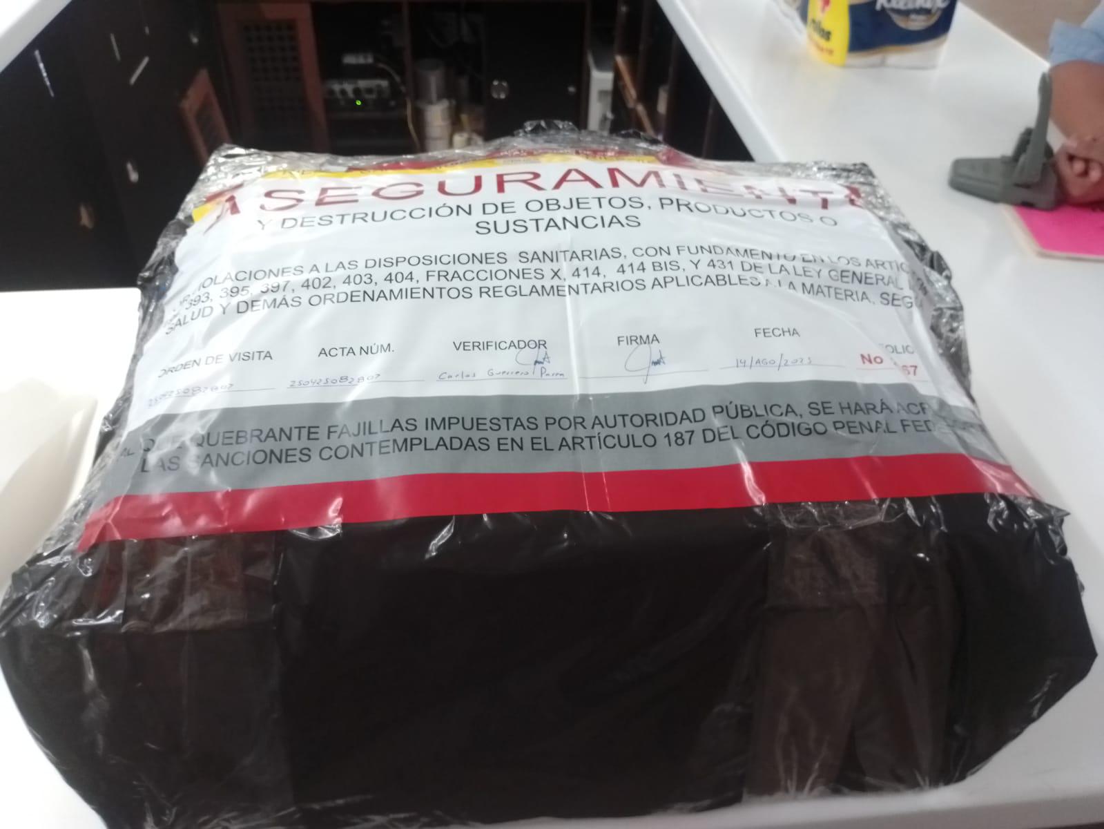 $!Asegura Coepriss casi 100 unidades de pasta dental con aviso de riesgo sanitario