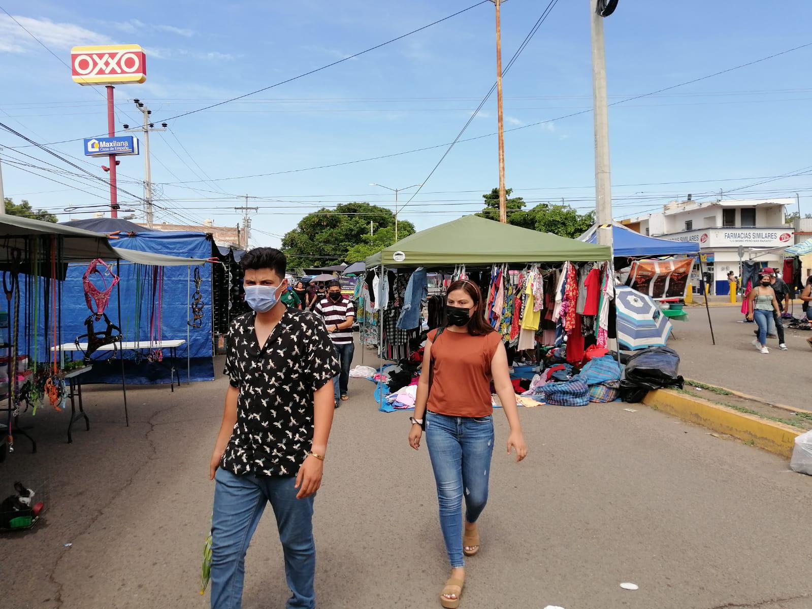 $!En Culiacán, tiangueros de Los Huizaches temen a otro cierre por la pandemia; llaman a la gente a seguir protocolos