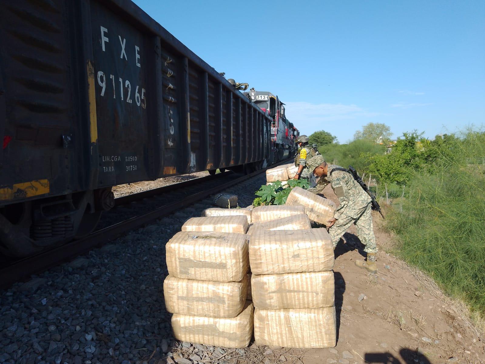 $!Fueron 1.5 toneladas de mariguana las aseguradas en vagón del tren en Culiacán