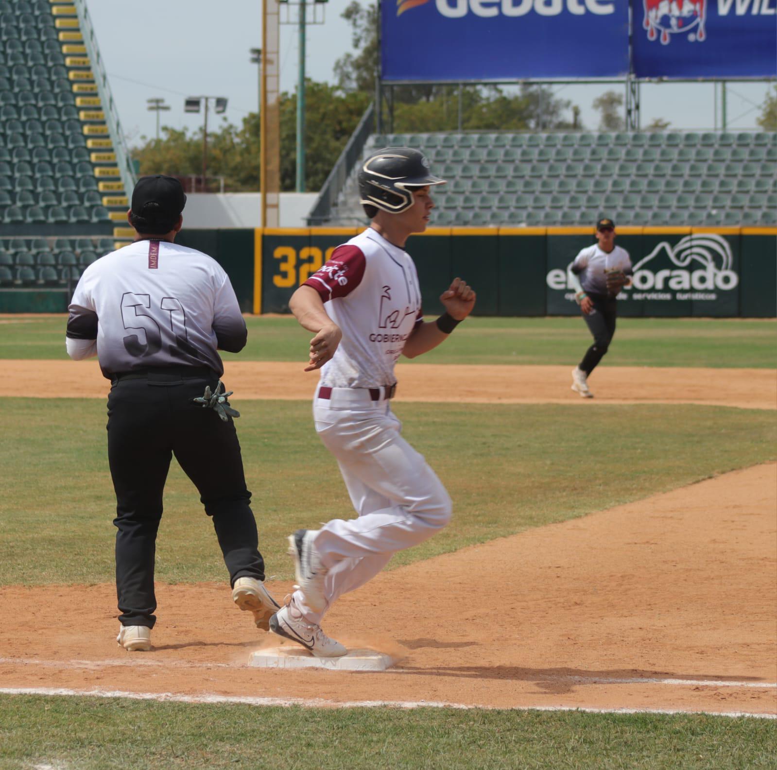 $!Dobletea Mazatlán, en el arranque del beisbol del estatal de los Juegos Conade