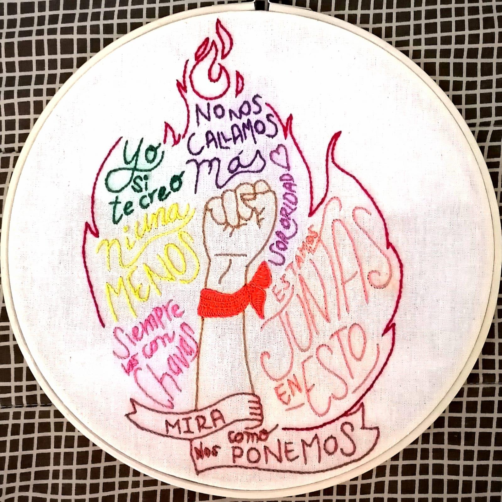 $!El bordado podrá tener mensajes que fortalezcan el poder personal de las mujeres y las niñas.