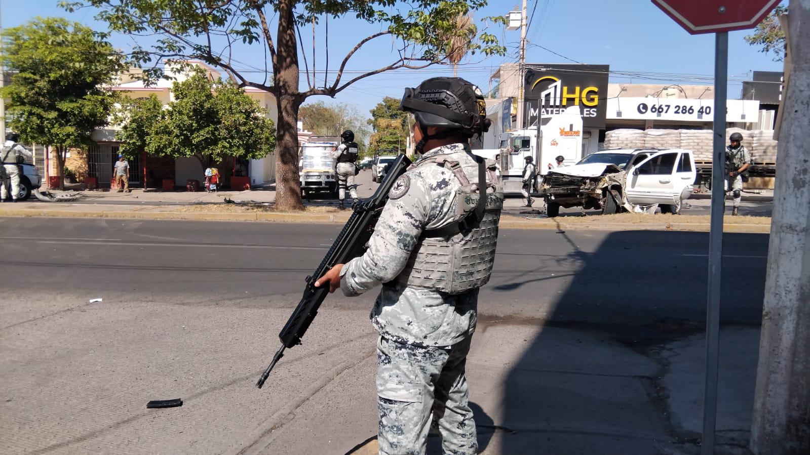 $!Enfrentamiento en Culiacán deja dos civiles abatidos, cinco heridos, entre ellos una menor de edad