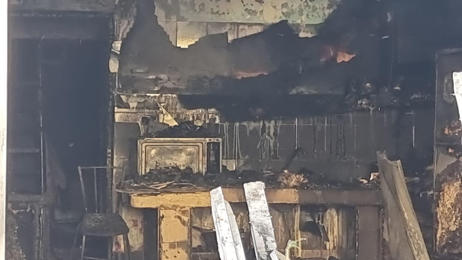 $!Se incendia vivienda en colonia de Culiacán