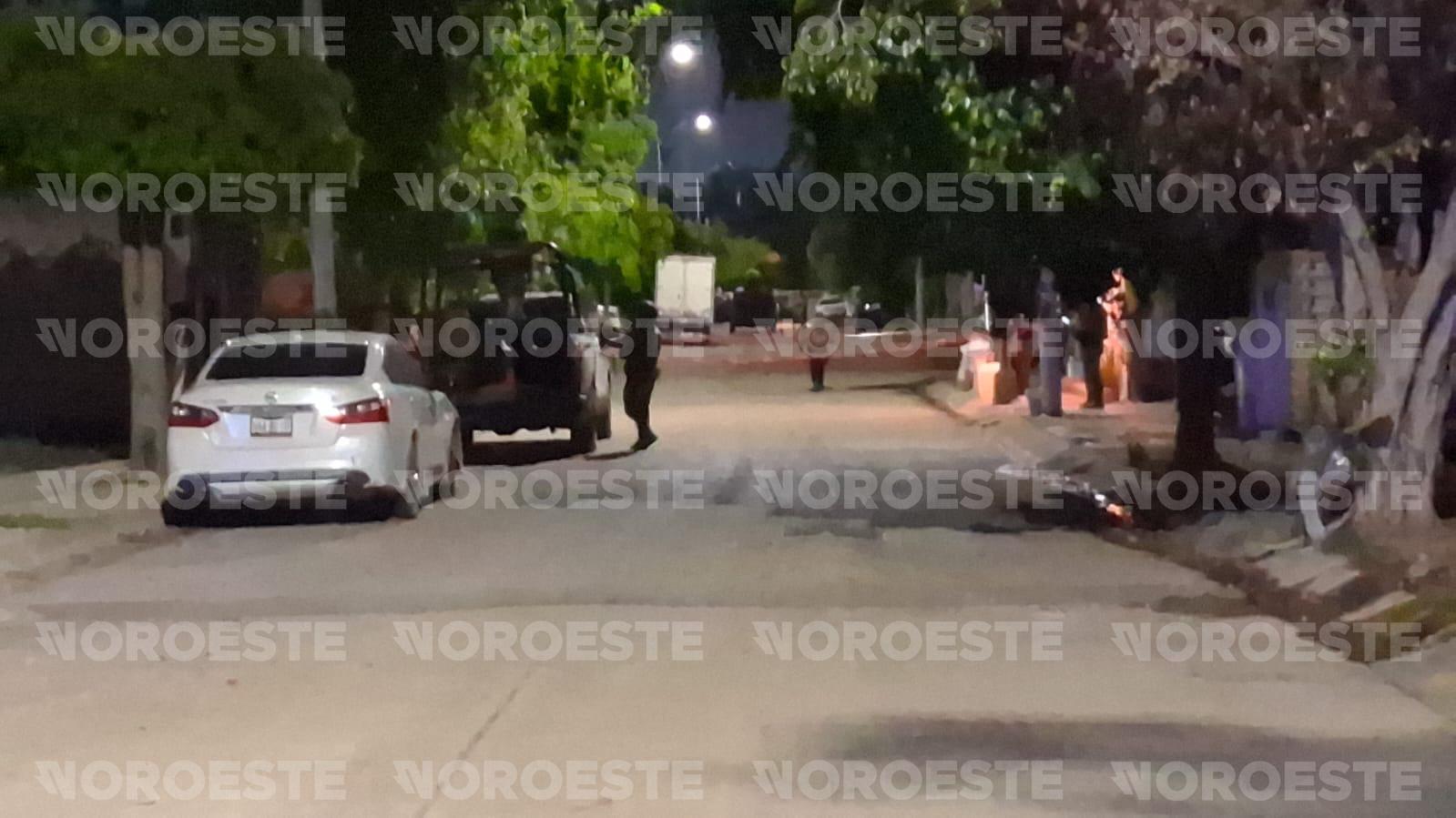 $!Disparan con armas largas contra vivienda en Pradera Dorada I, de Mazatlán