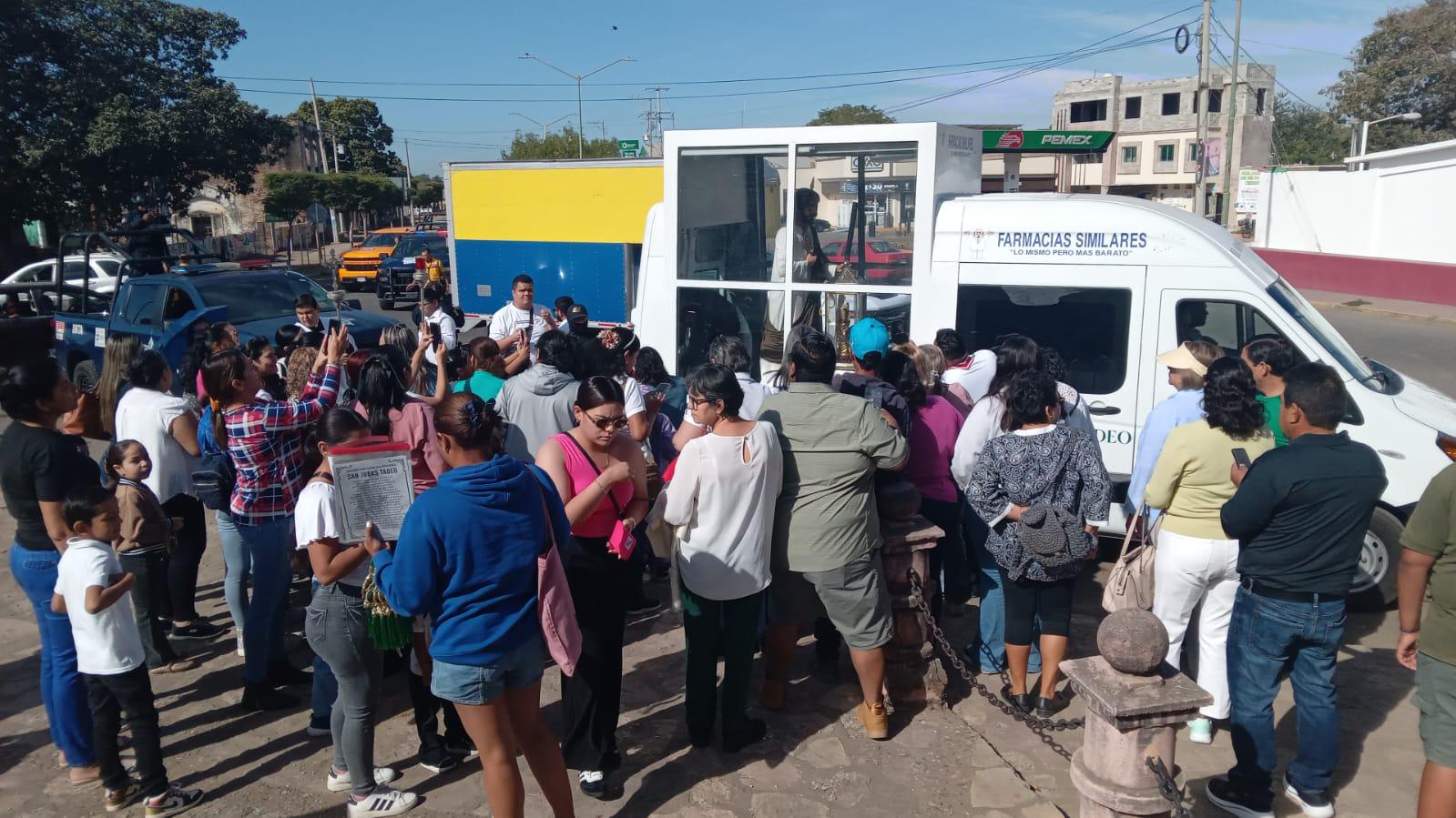 $!Reciben en Rosario las reliquias de San Judas Tadeo