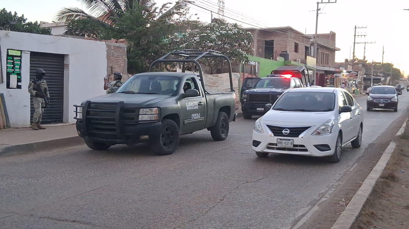 $!Hieren de bala a cobrador en calles de la colonia Valle de Urías en Mazatlán