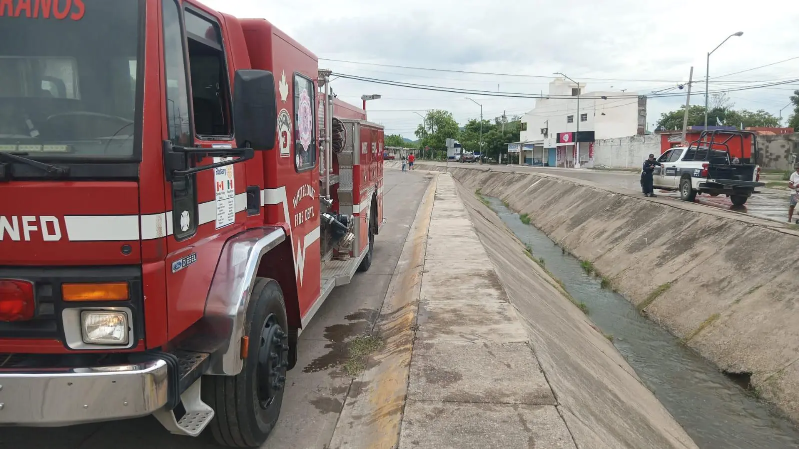 $!Capturan pequeño cocodrilo en canal pluvial al sur de Mazatlán