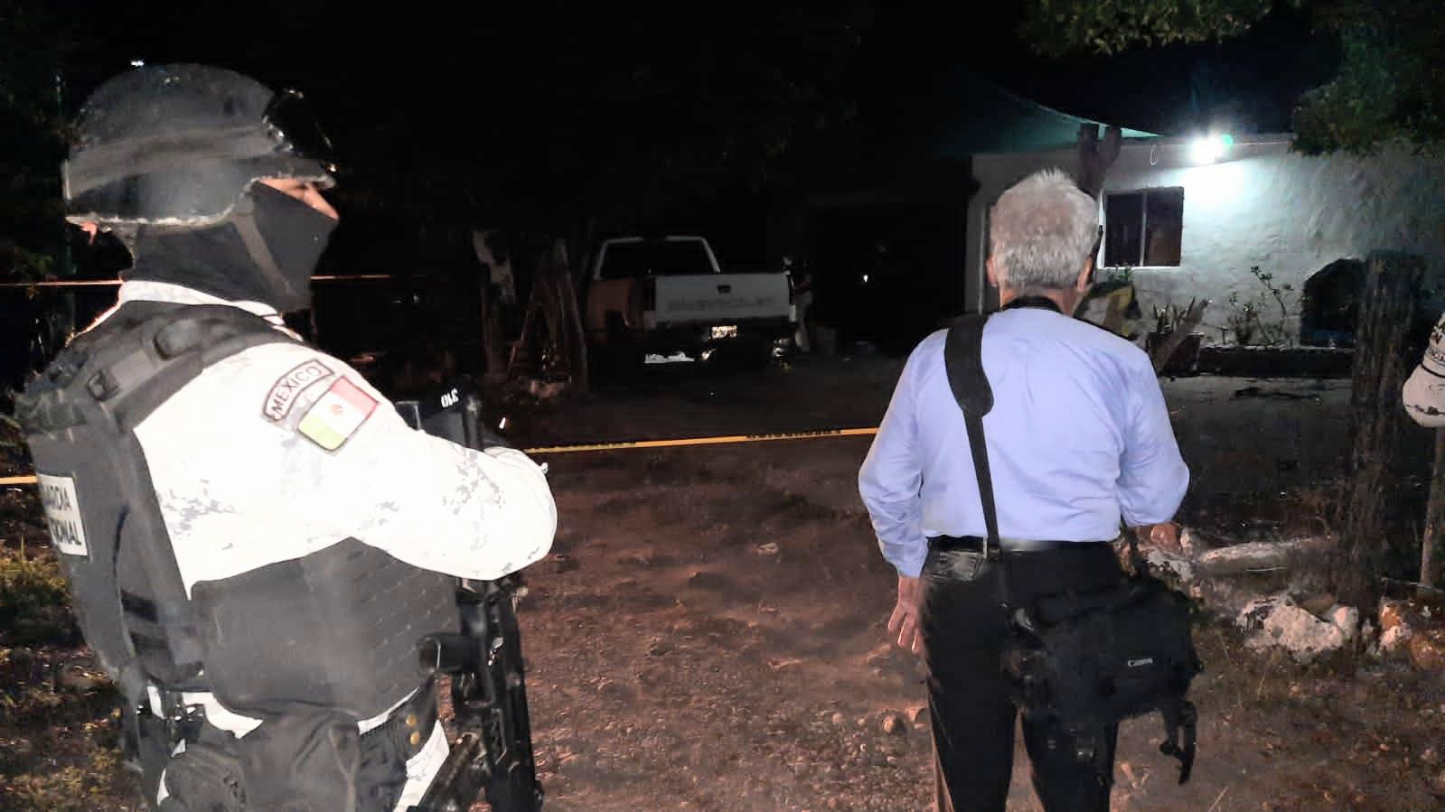 $!Asesinan a balazos a un joven en el poblado Palos Blancos, en Culiacán