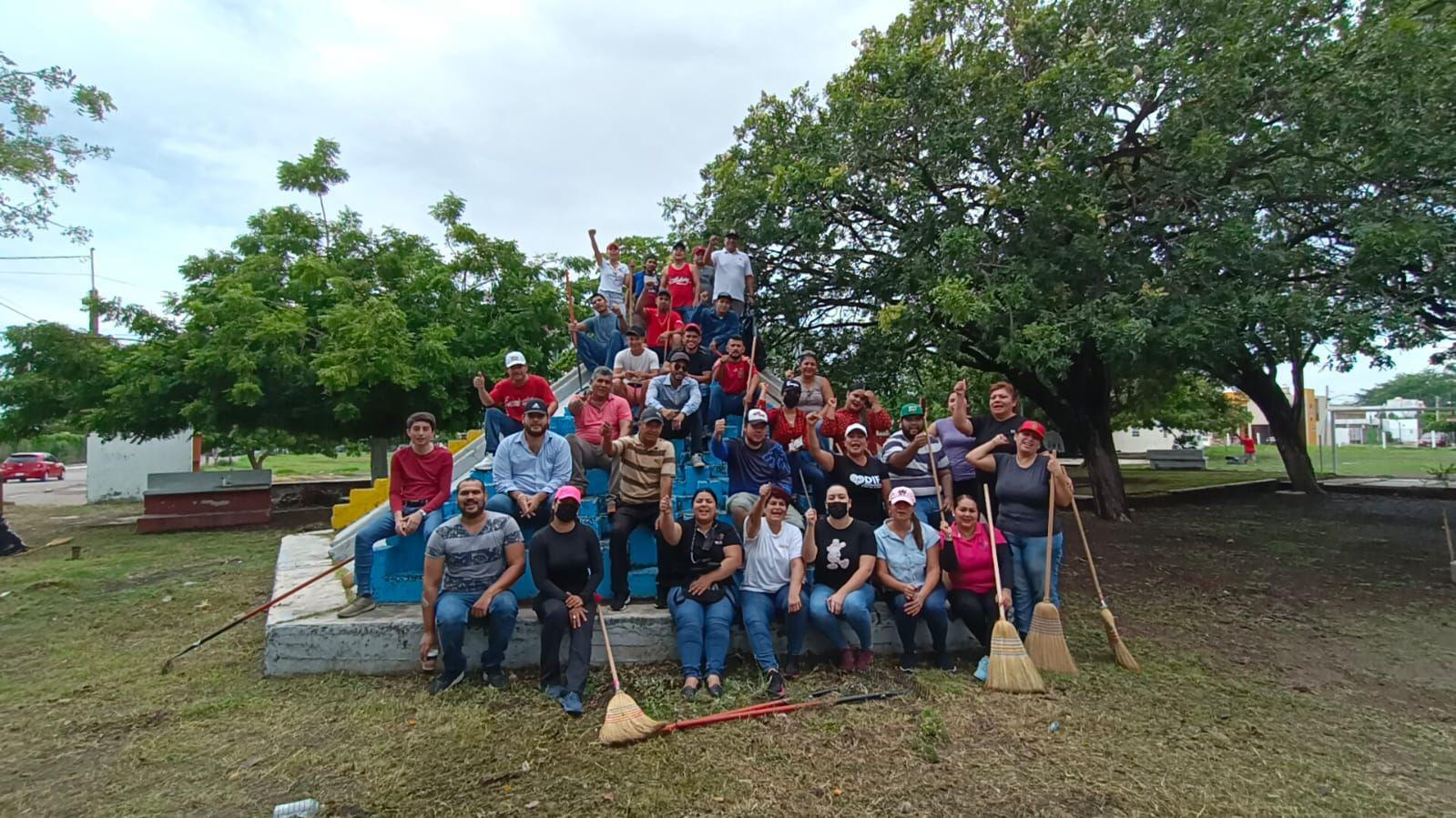 $!Mejoran espacios públicos en Escuinapa con el programa ‘Transformando Colonias’