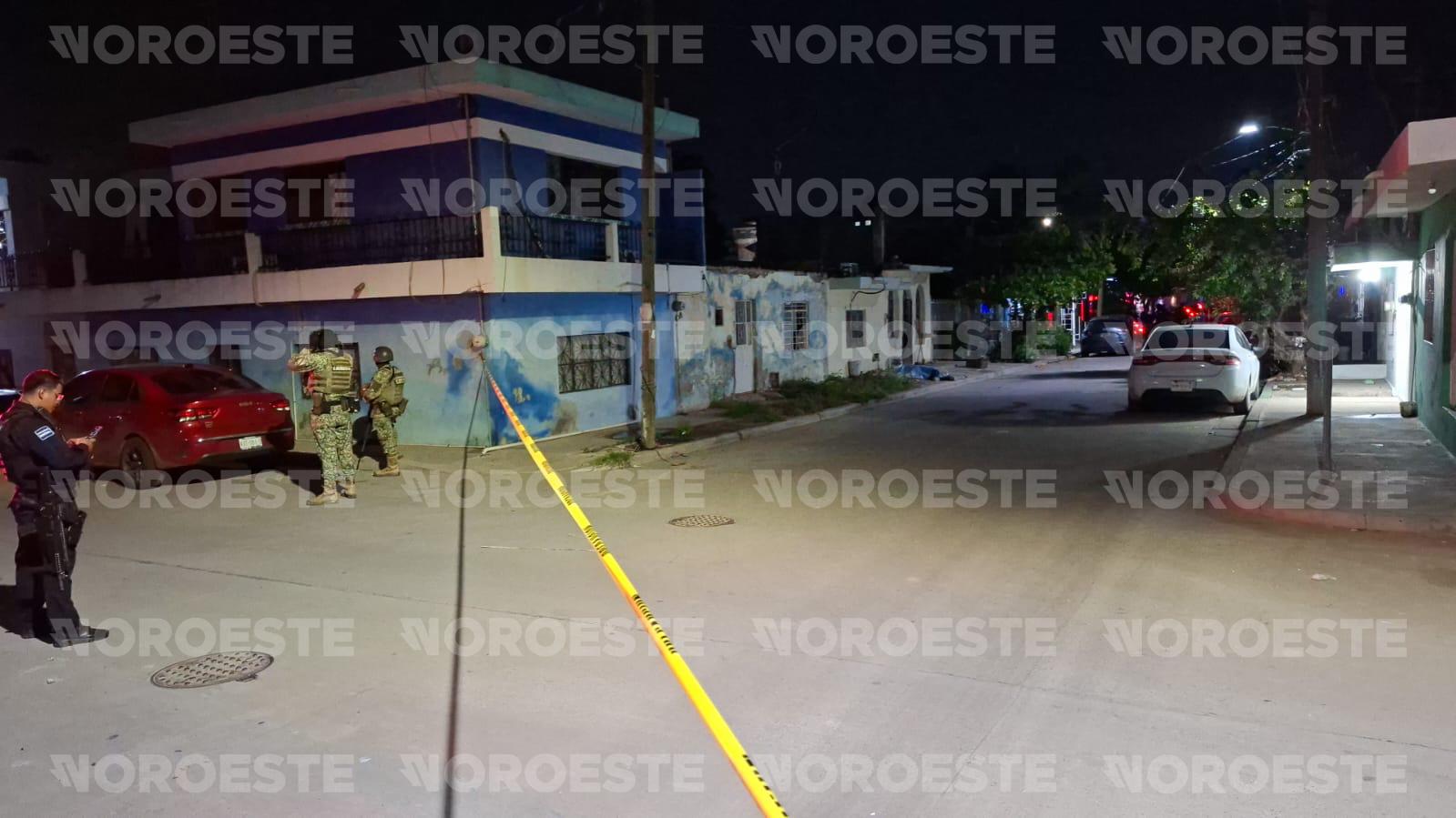 $!Dos ataques armados simultáneos dejan un muerto y un herido en Mazatlán