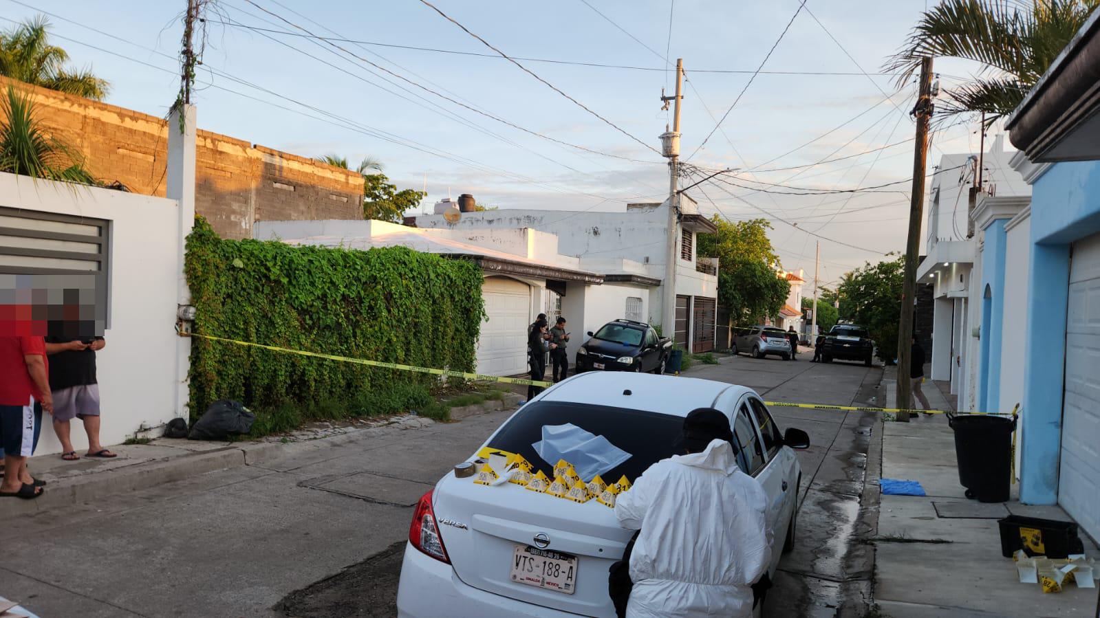 $!Balean domicilio en fraccionamiento al sur de Culiacán
