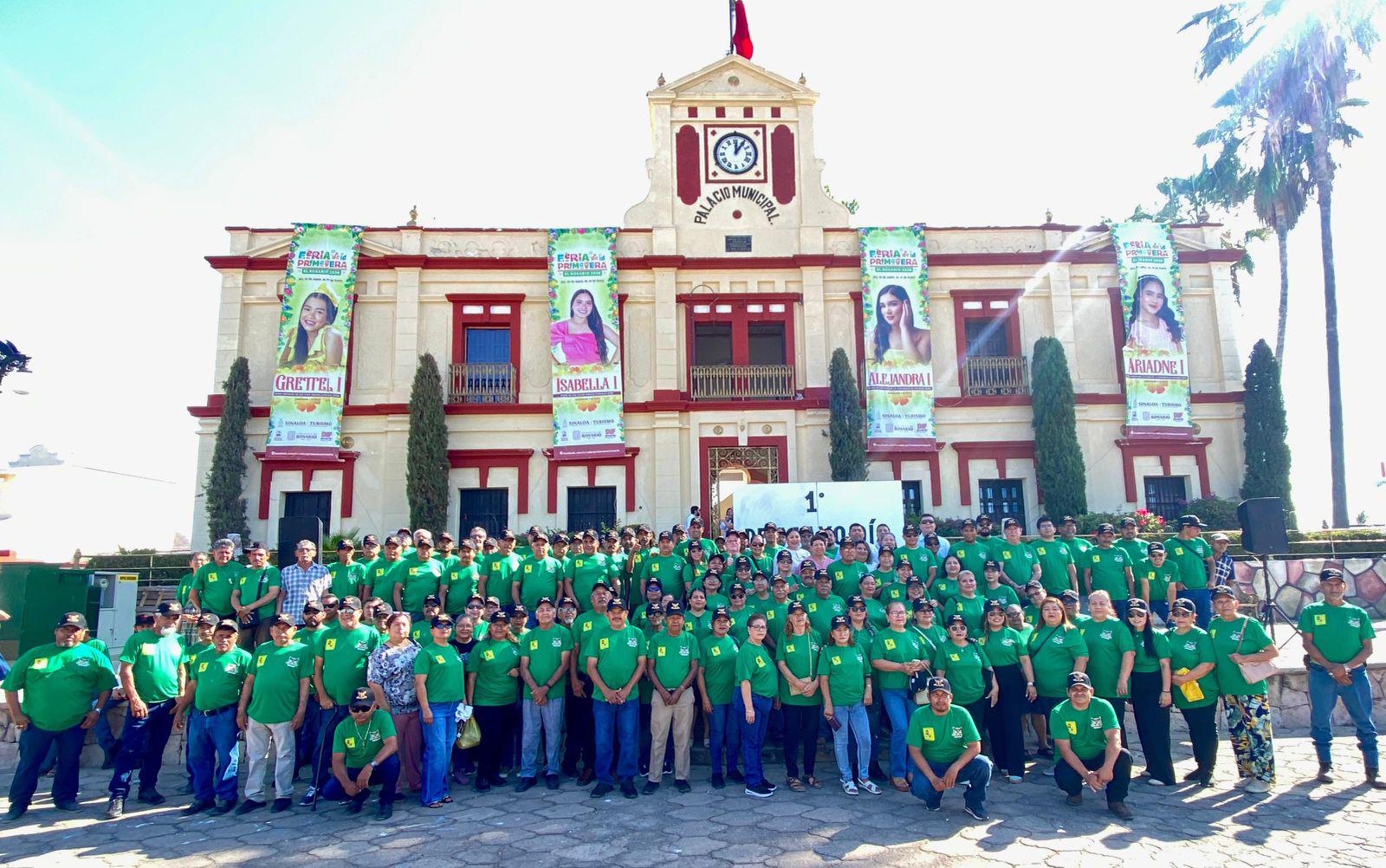 $!Sin desfile y con la ausencia de la Alcaldesa, en Rosario conmemoran el Día del Trabajo