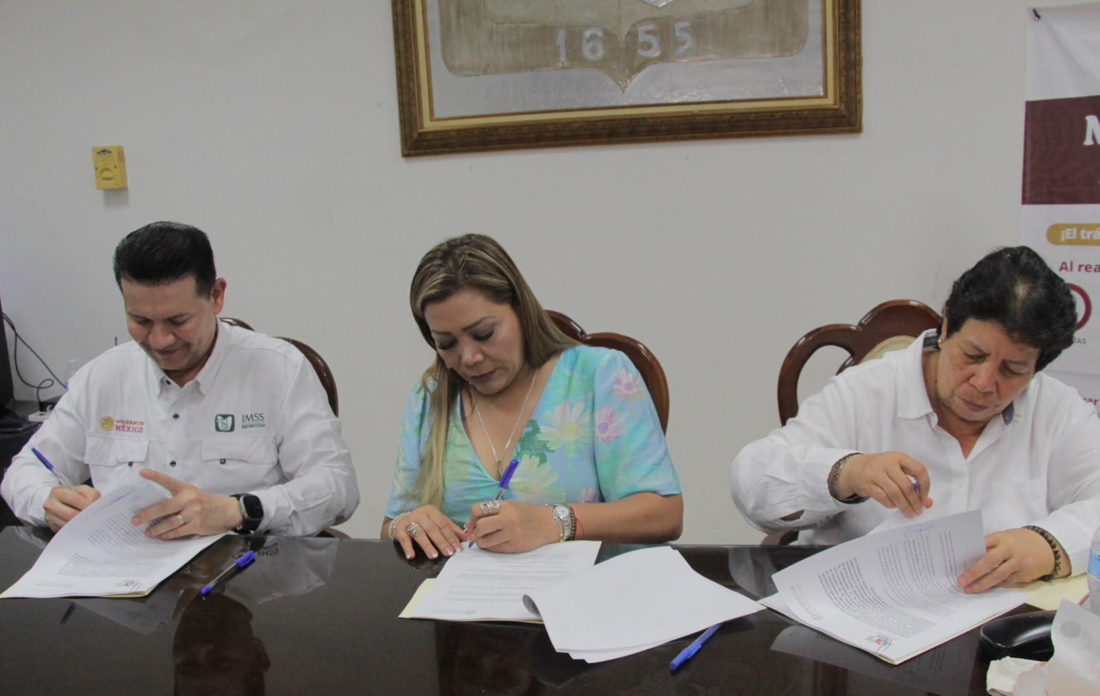 $!Firma Gobierno de Rosario convenio de colaboración con IMSS Bienestar