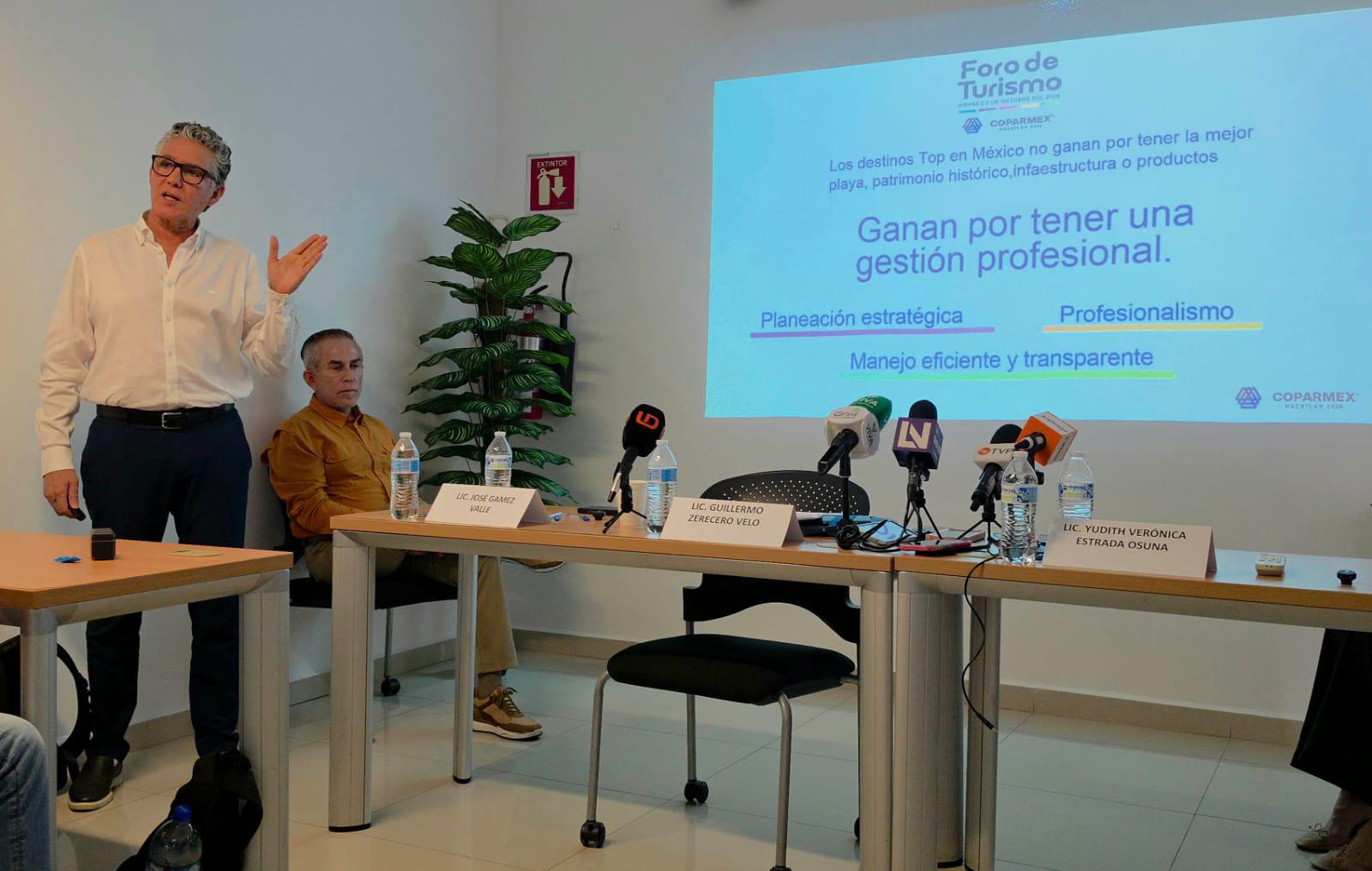 $!Compartirán especialistas modelos turísticos exitosos en Foro de Turismo de Coparmex en Mazatlán