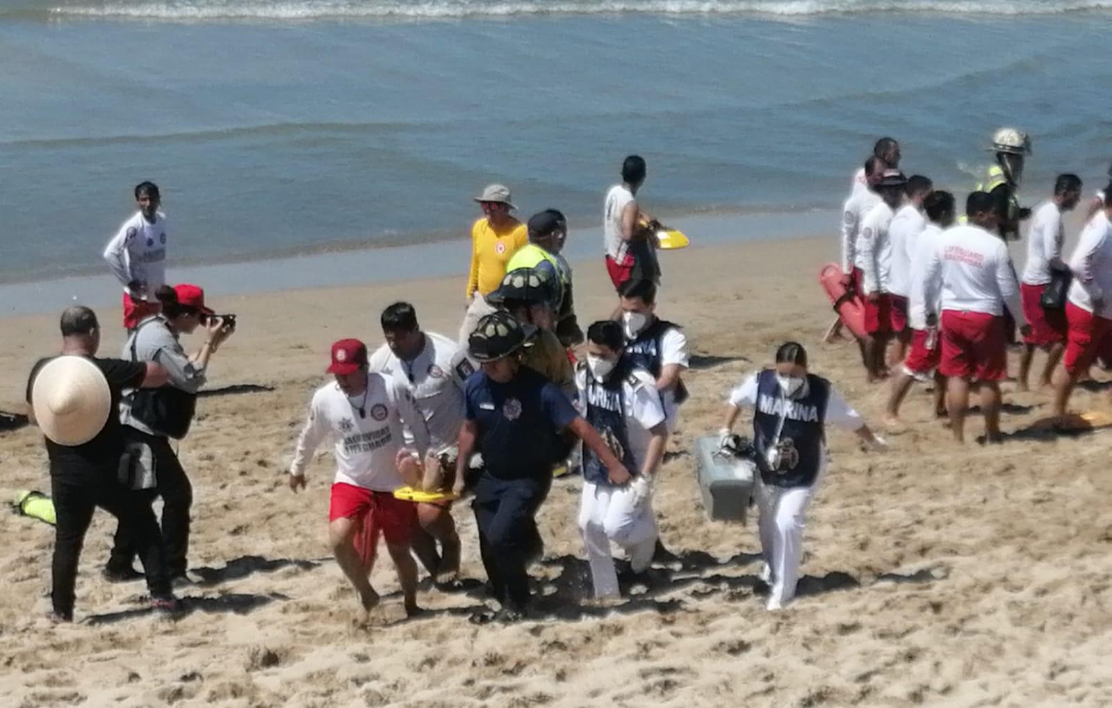 $!Realizan macro simulacro acuático en Mazatlán para reforzar respuesta ante emergencias