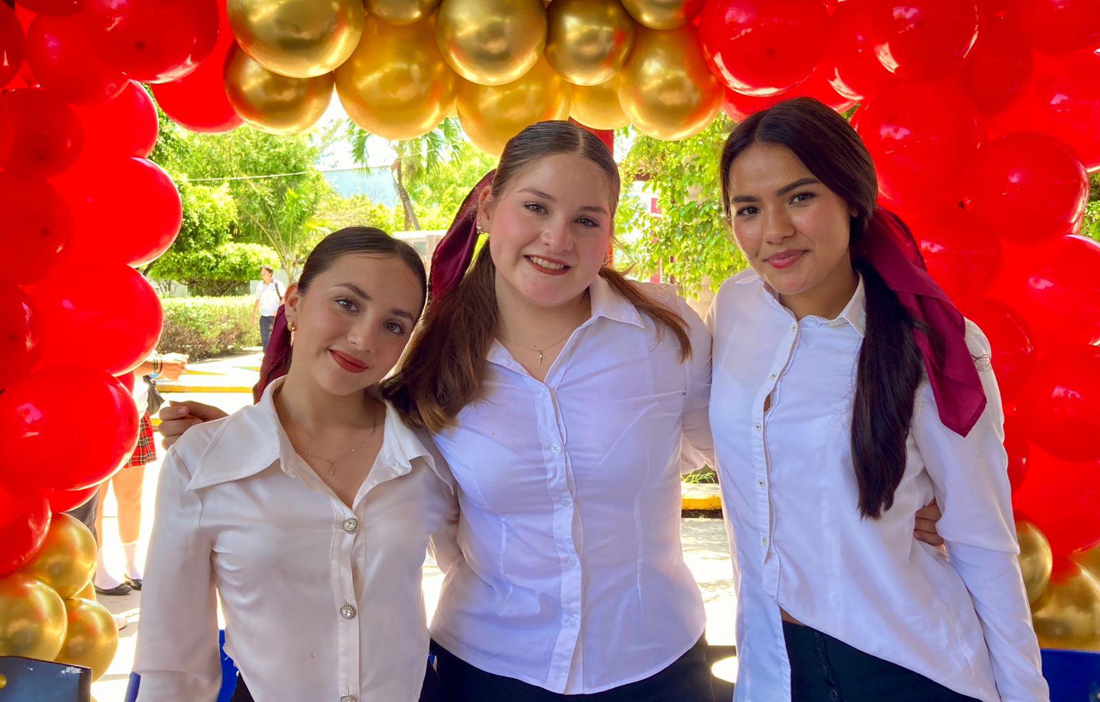 $!María José Becerra, María Hernández y Karla Reyes.