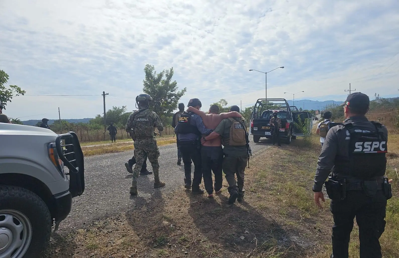 $!Envía su ubicación a familiares y la Marina lo rescata en Concordia