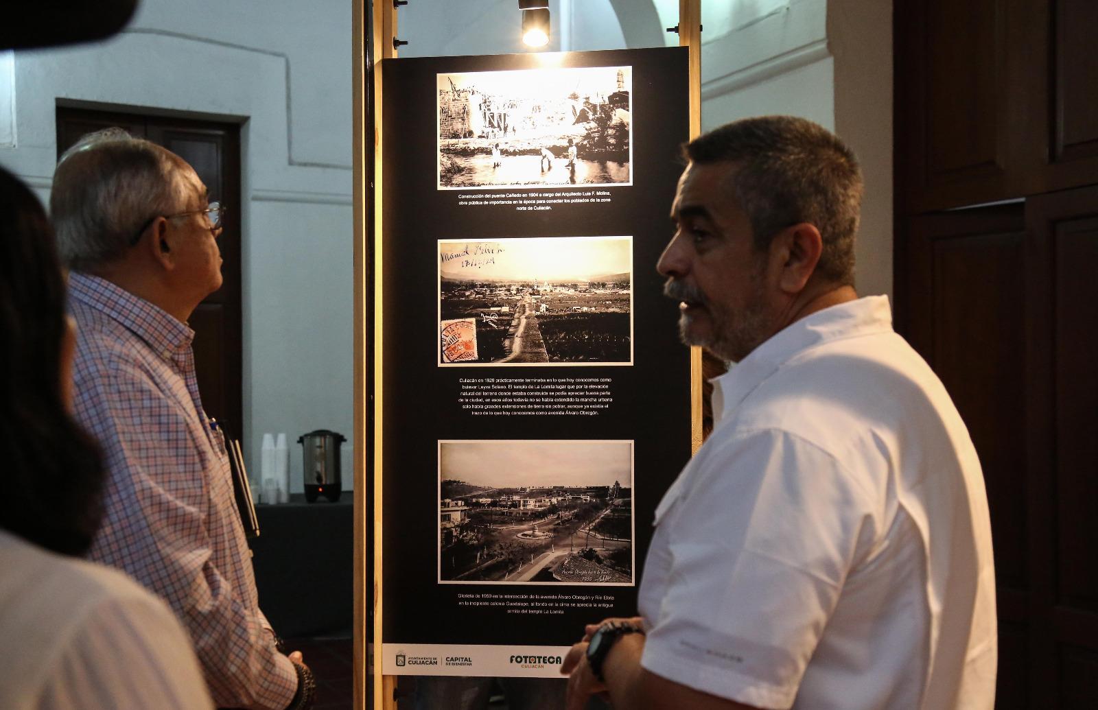 $!Javier López explicó las imágenes durante el recorrido.