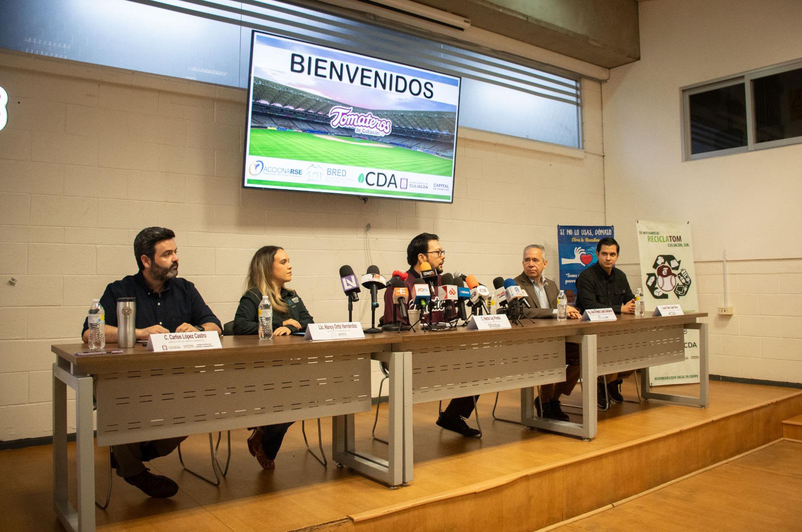 $!Anuncia Tomateros de Culiacán el ‘ReciclaTom’, jornada para reciclaje de equipos electrónicos