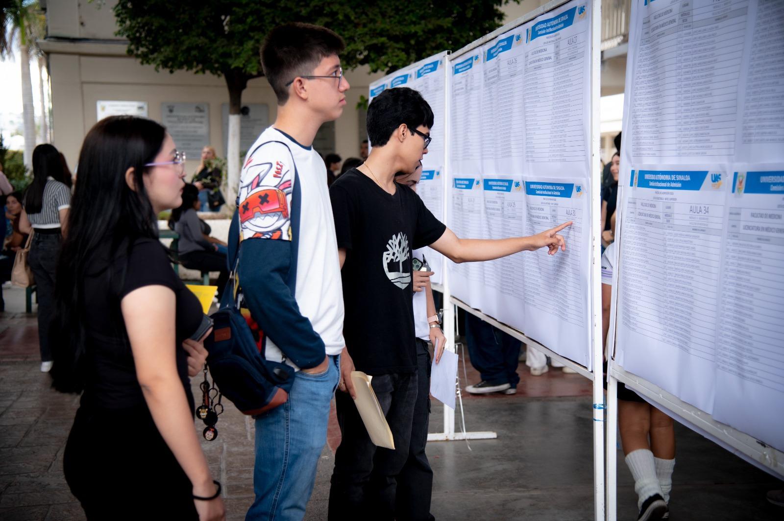 $!UAS aplica examen de admisión a 50 mil aspirantes; mantendrá cobertura universal, asegura