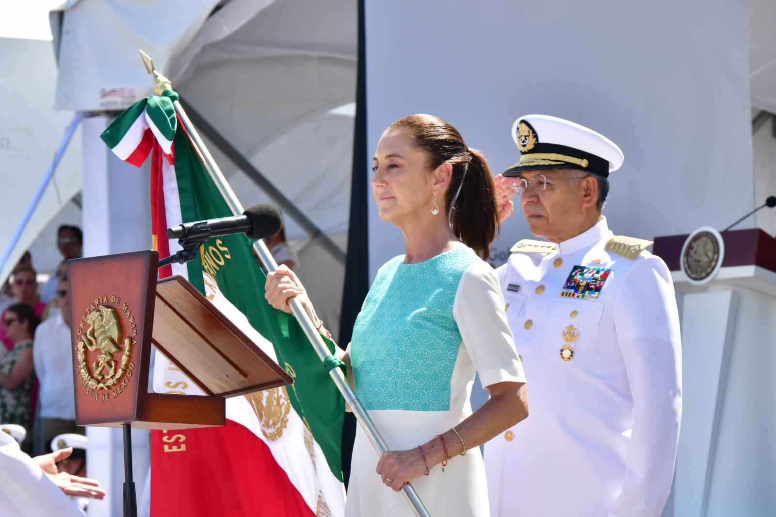 $!Conmemoran 205 años del nacimiento de la Armada de México