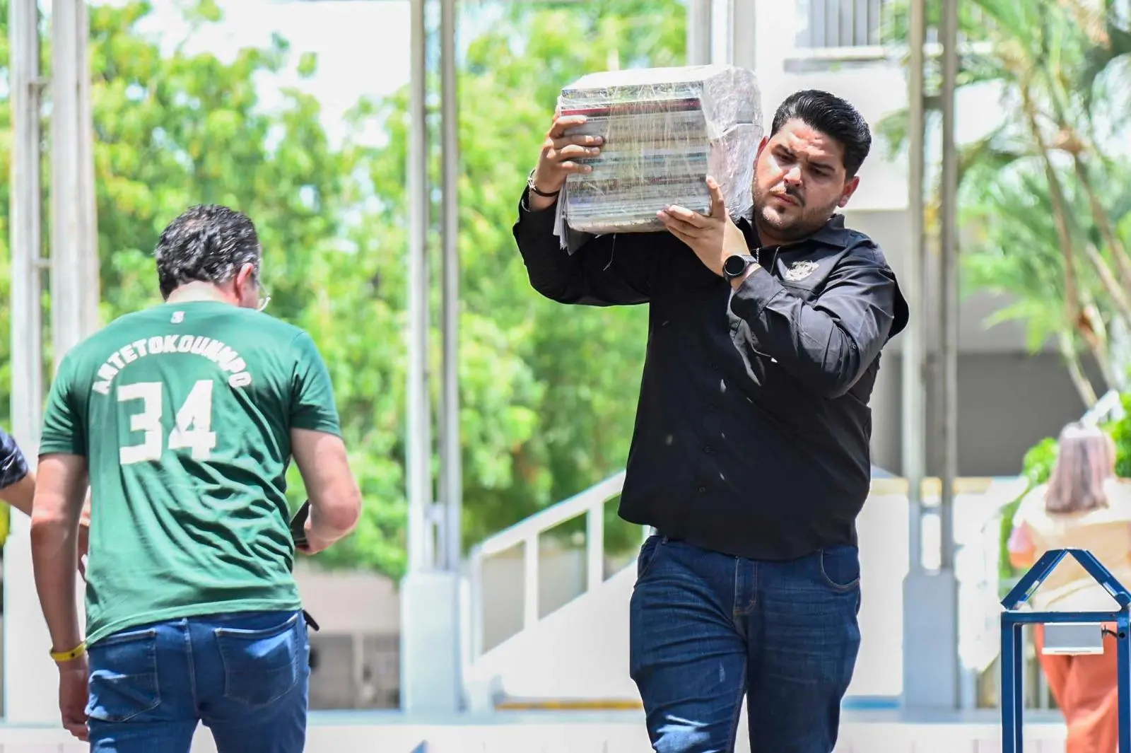 $!Entrega Preparatoria Central Diurna de la UAS más de 700 kilos de material reciclable