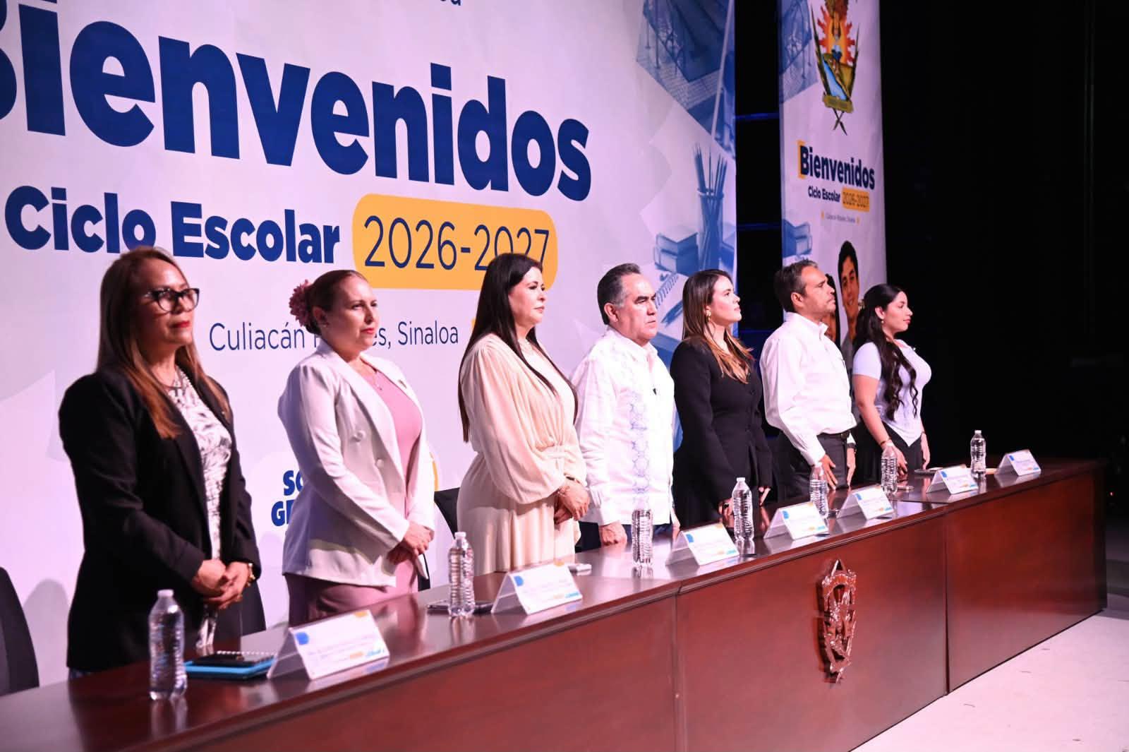$!Inauguran UAS el Ciclo Escolar 2026-2027; dan la bienvenida a más de 160 mil estudiantes