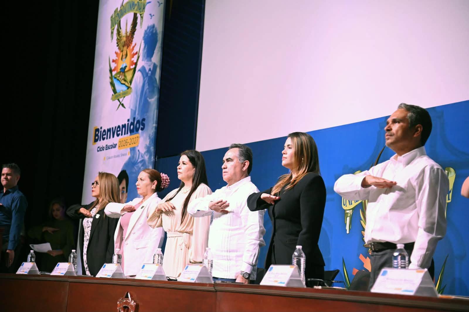 $!Inauguran UAS el Ciclo Escolar 2026-2027; dan la bienvenida a más de 160 mil estudiantes