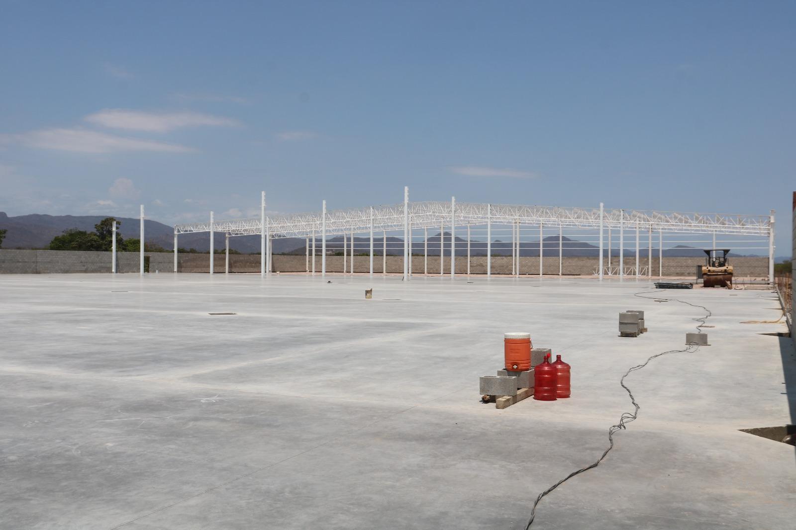 $!Avanza construcción de planta industrial en Escuinapa