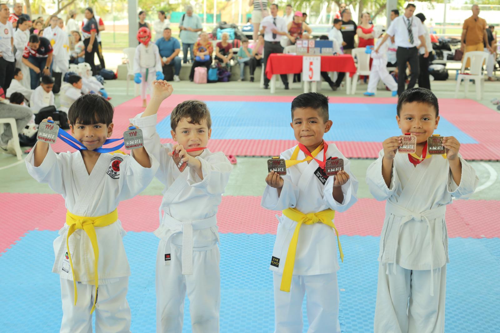 $!Cierra con éxito Copa Anual Regional de Karate Noroeste