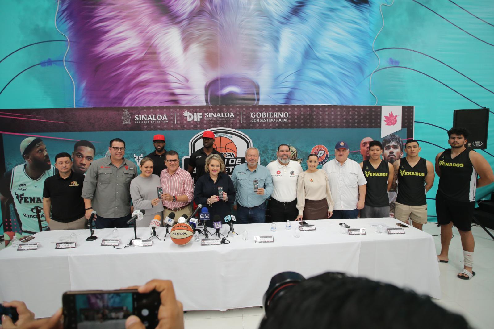 $!Anuncia DIF Sinaloa la Copa Sinaloense de Baloncesto con causa