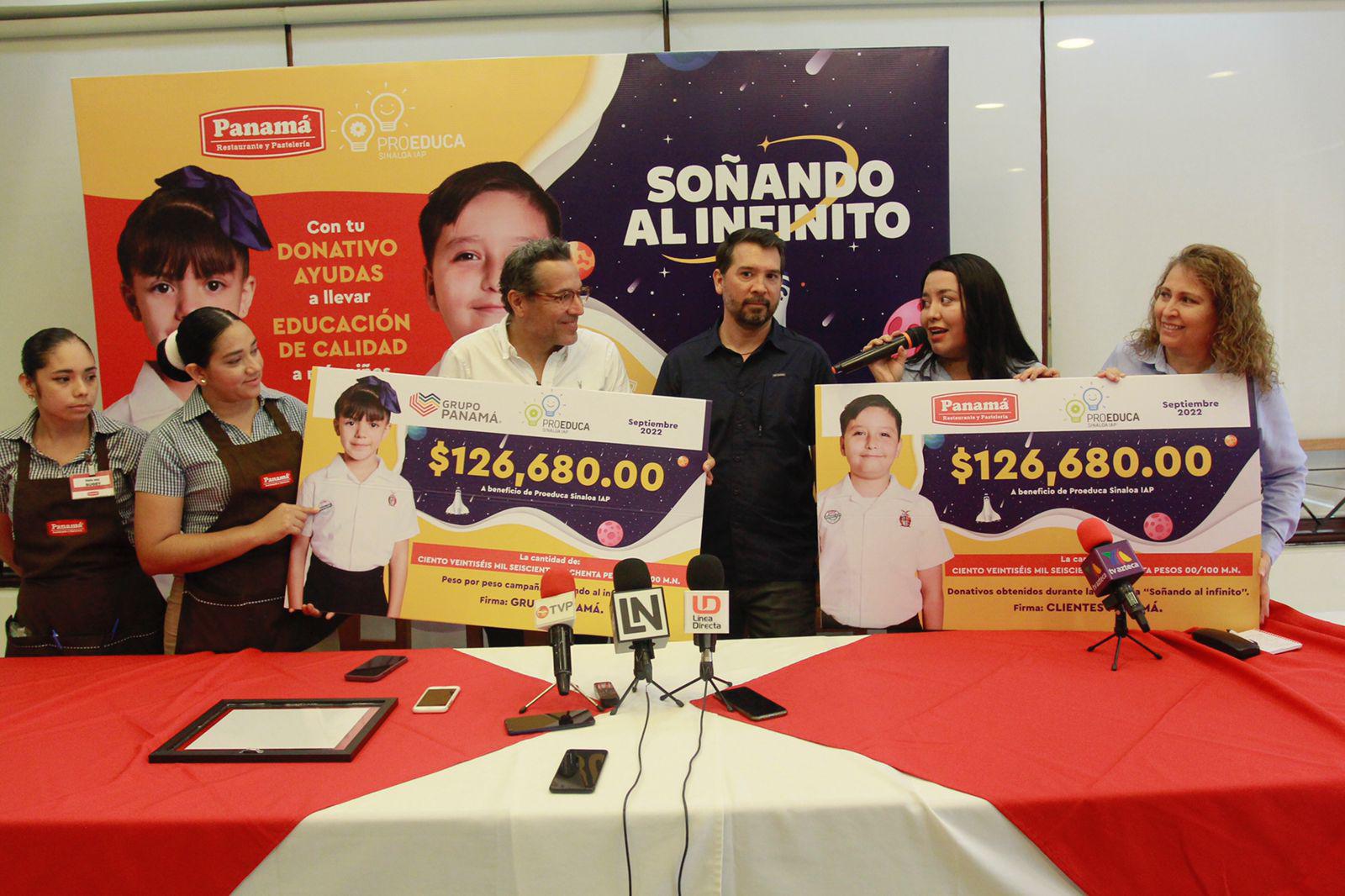 $!Concluye campaña ‘Soñando al infinito’, organizada por Grupo Panamá en beneficio de la educación