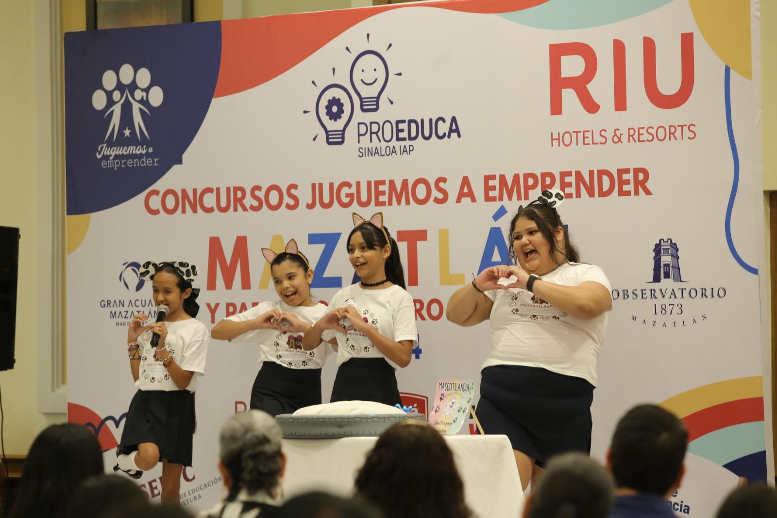$!Celebran colorido concurso ‘Juguemos a Emprender’, en Mazatlán