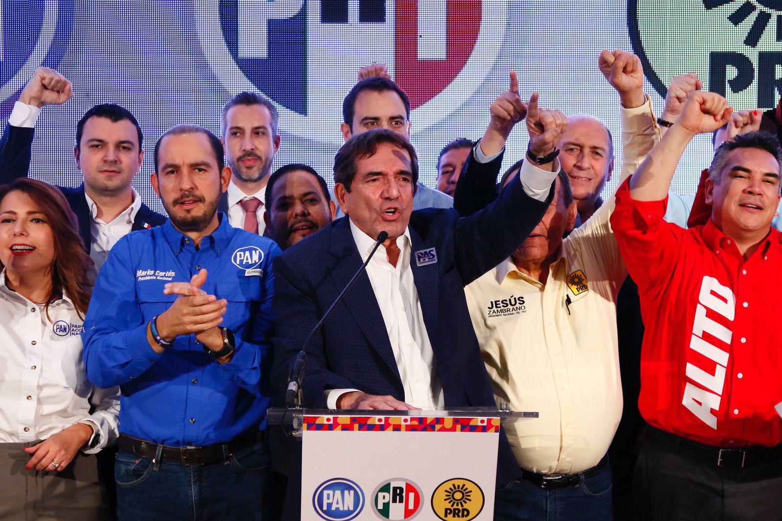 $!Coalición Fuerza y Corazón por México manda respaldo a la UAS ante ‘persecución política’