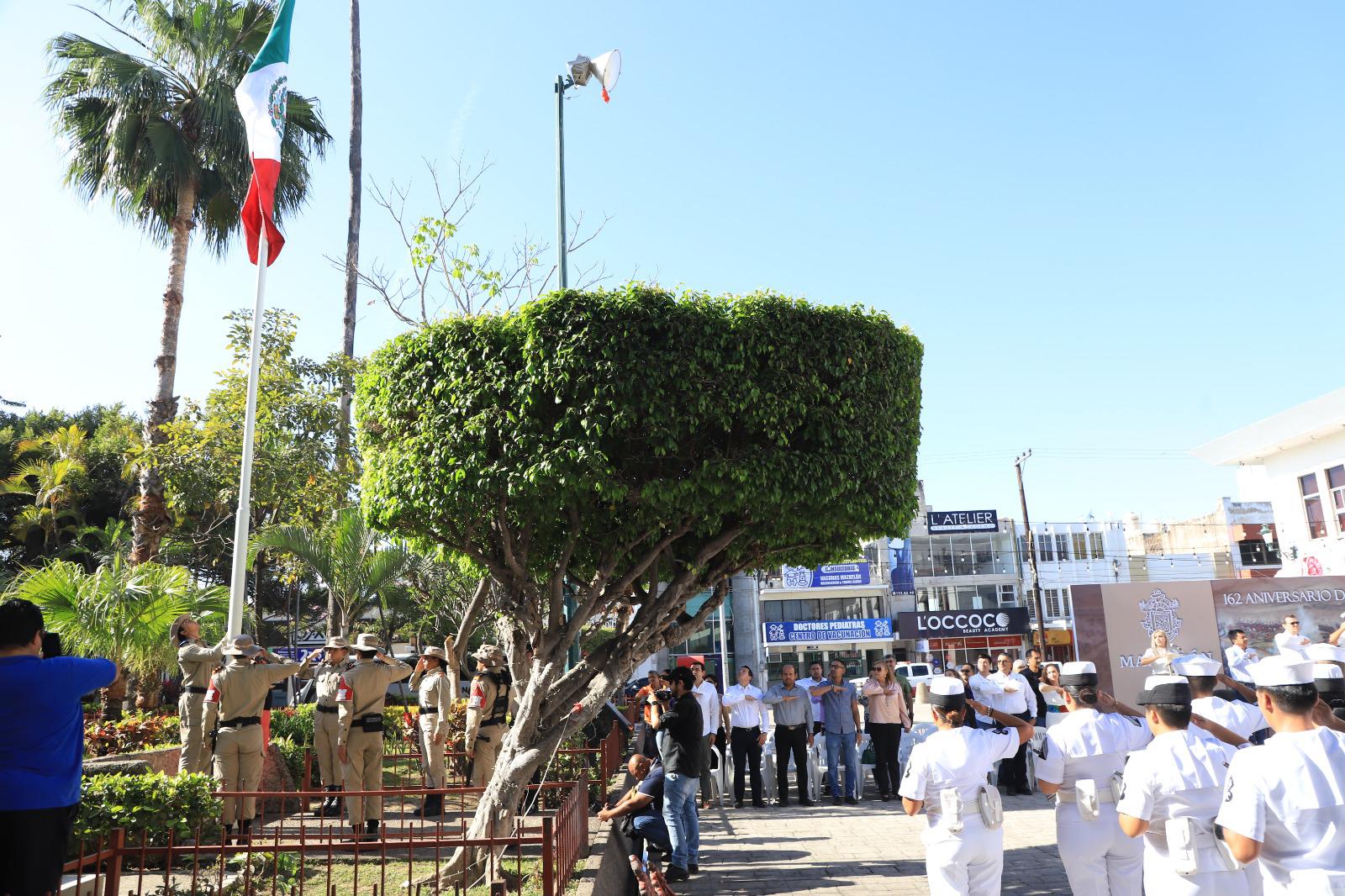 $!Conmemoran en Mazatlán el 162 aniversario de la Batalla de Puebla