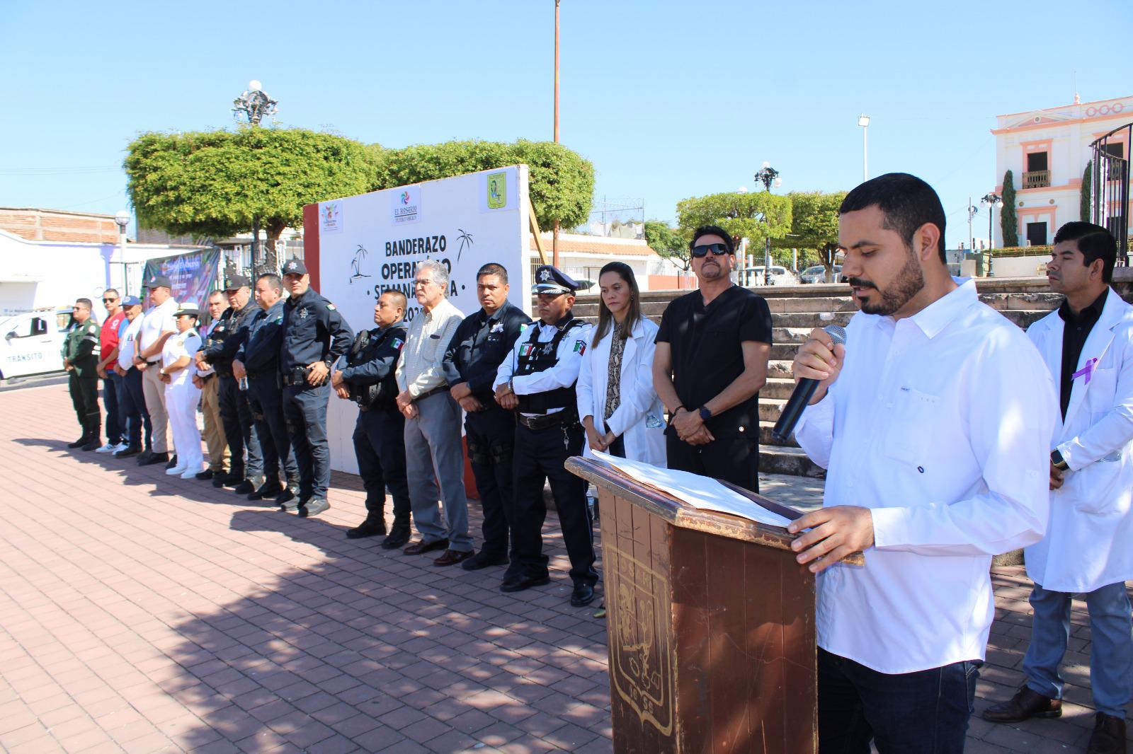 $!Ponen en marcha en Rosario operativo de seguridad por Semana Santa