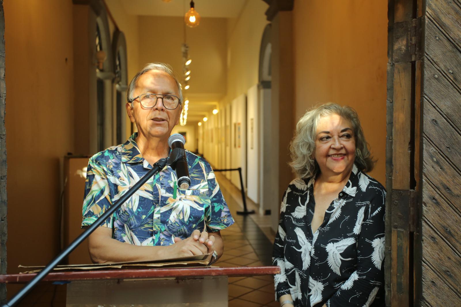 $!El sociólogo Arturo Santamaría Gómez participó en la inauguración destacando la importancia del arte chicano como expresión cultural y política de las comunidades de origen mexicano en Estados Unidos.