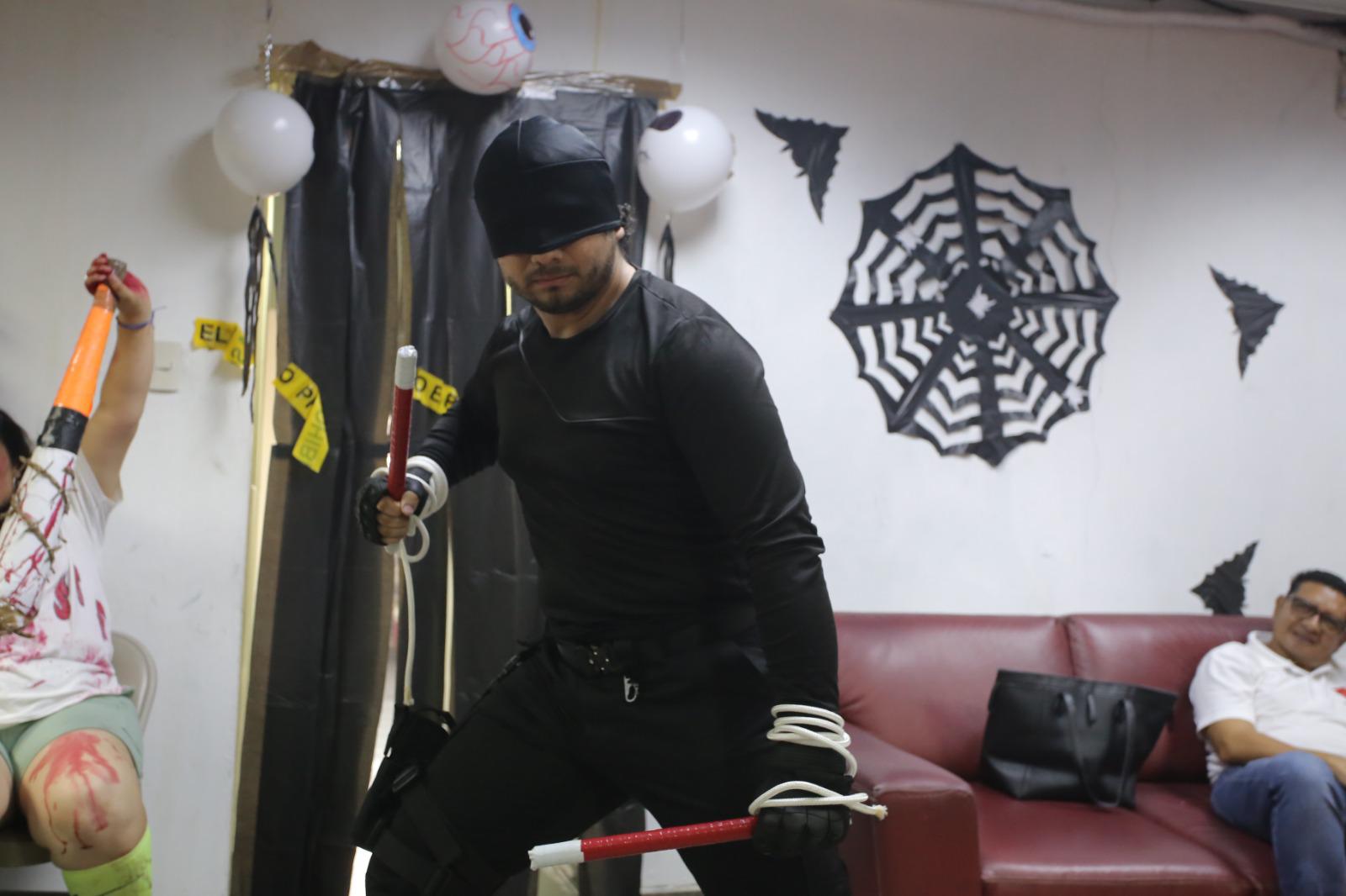 $!Joaquín en su personaje de Daredevil.