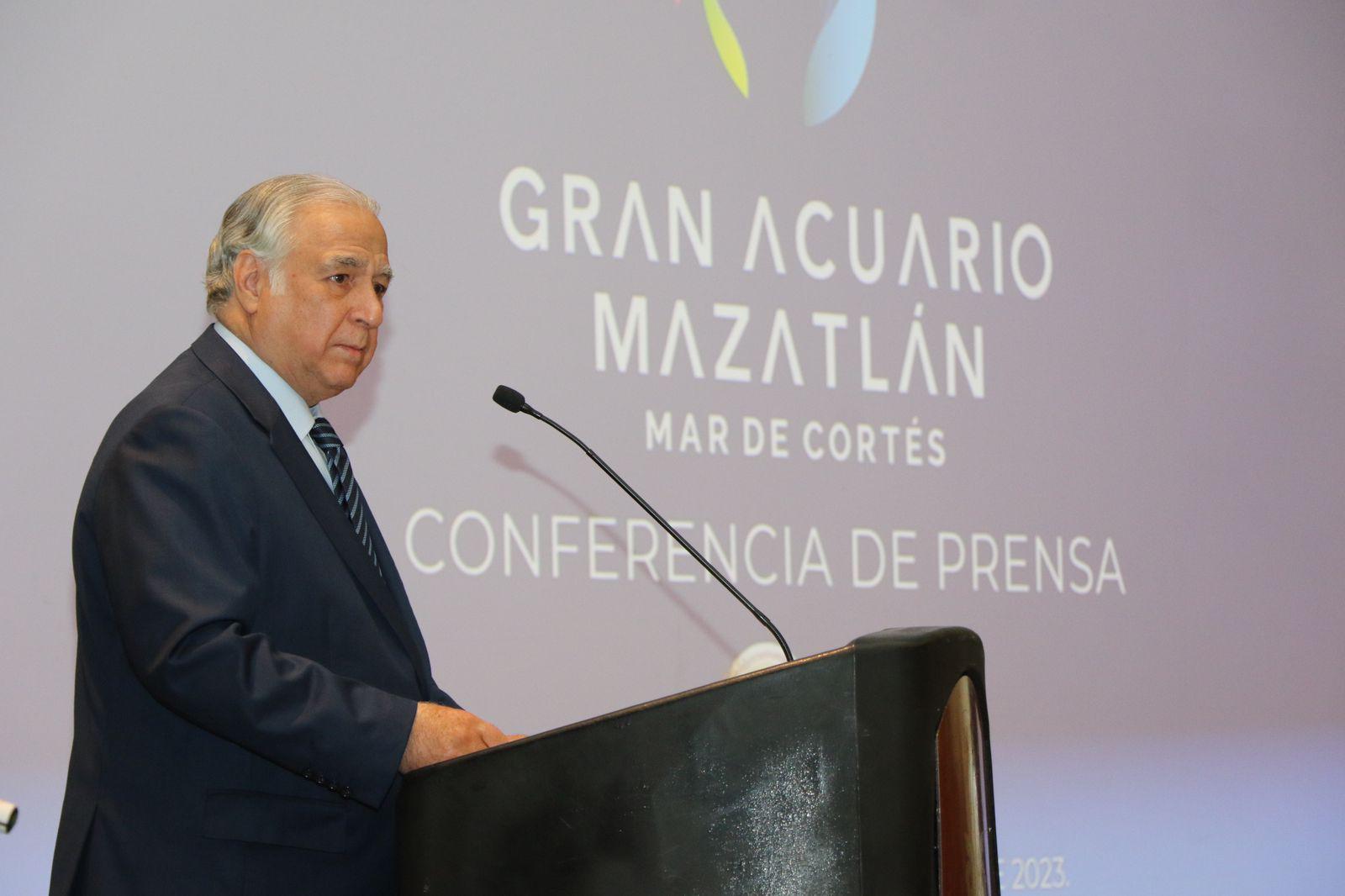 $!Gran Acuario Mazatlán Mar de Cortés revitalizará la oferta turística: Sectur