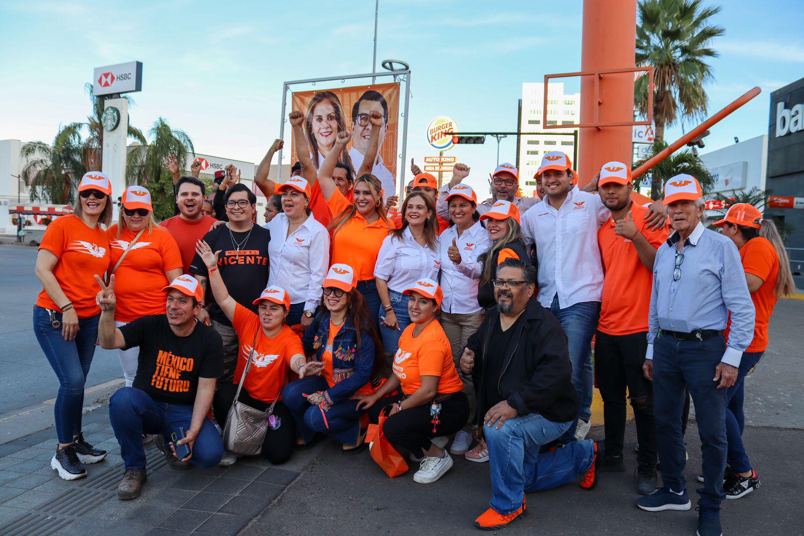 $!Aspirantes al Senado por MC se encuentran con militantes en Mazatlán